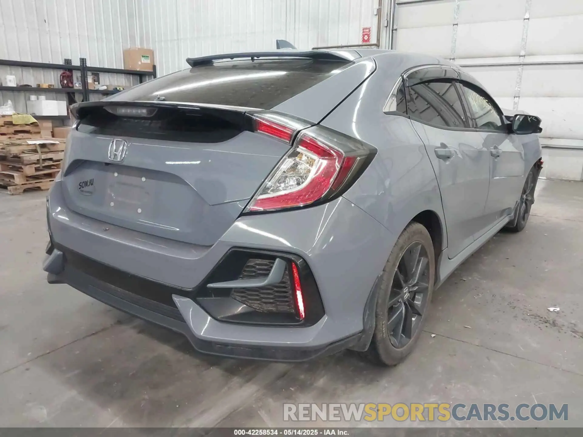 4 fotografías del automóvil dañado SHHFK7H65MU208127 HONDA CIVIC 2021