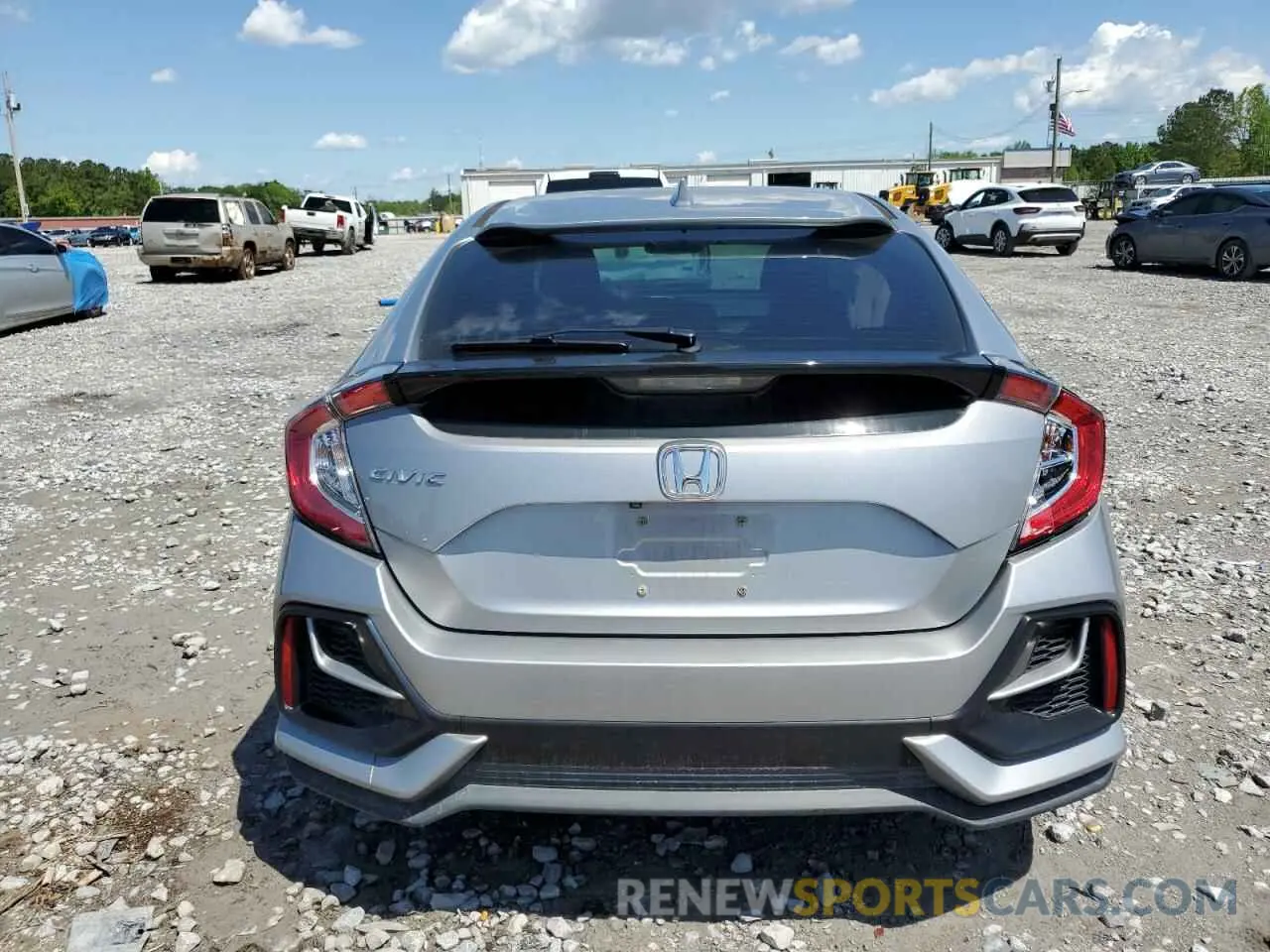 6 fotografías del automóvil dañado SHHFK7H65MU216325 HONDA CIVIC 2021