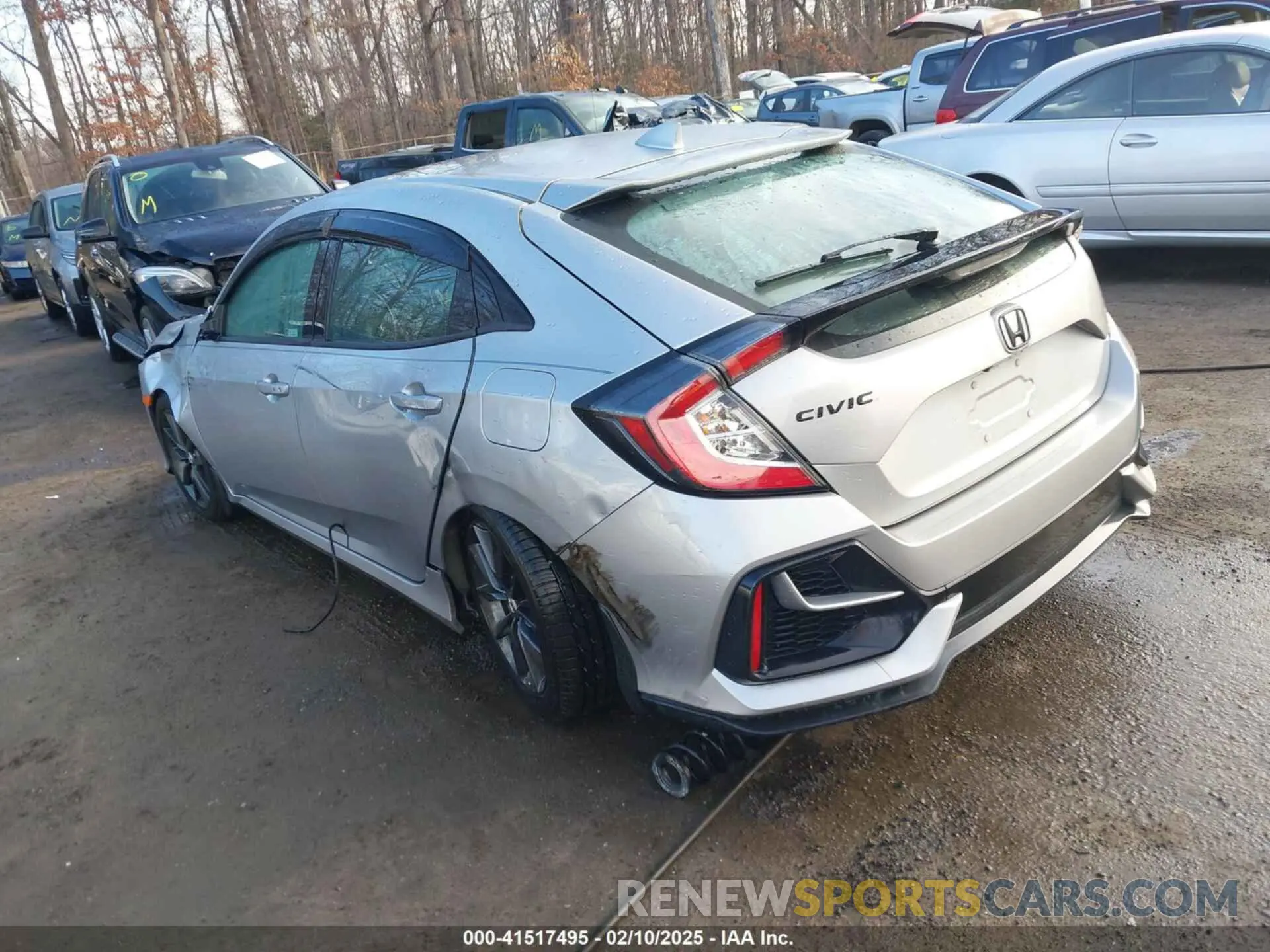 3 fotografías del automóvil dañado SHHFK7H65MU400373 HONDA CIVIC 2021