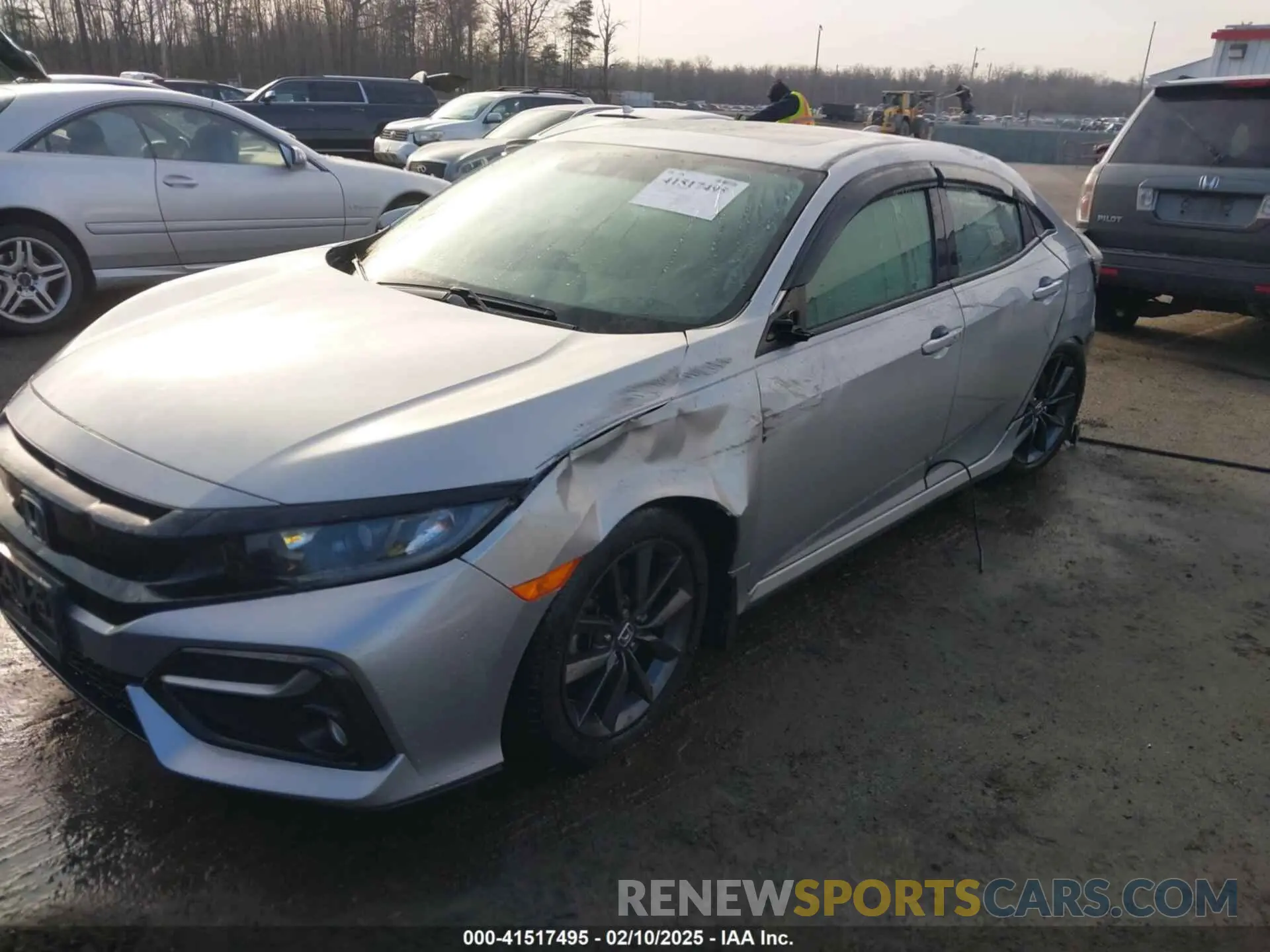 6 fotografías del automóvil dañado SHHFK7H65MU400373 HONDA CIVIC 2021