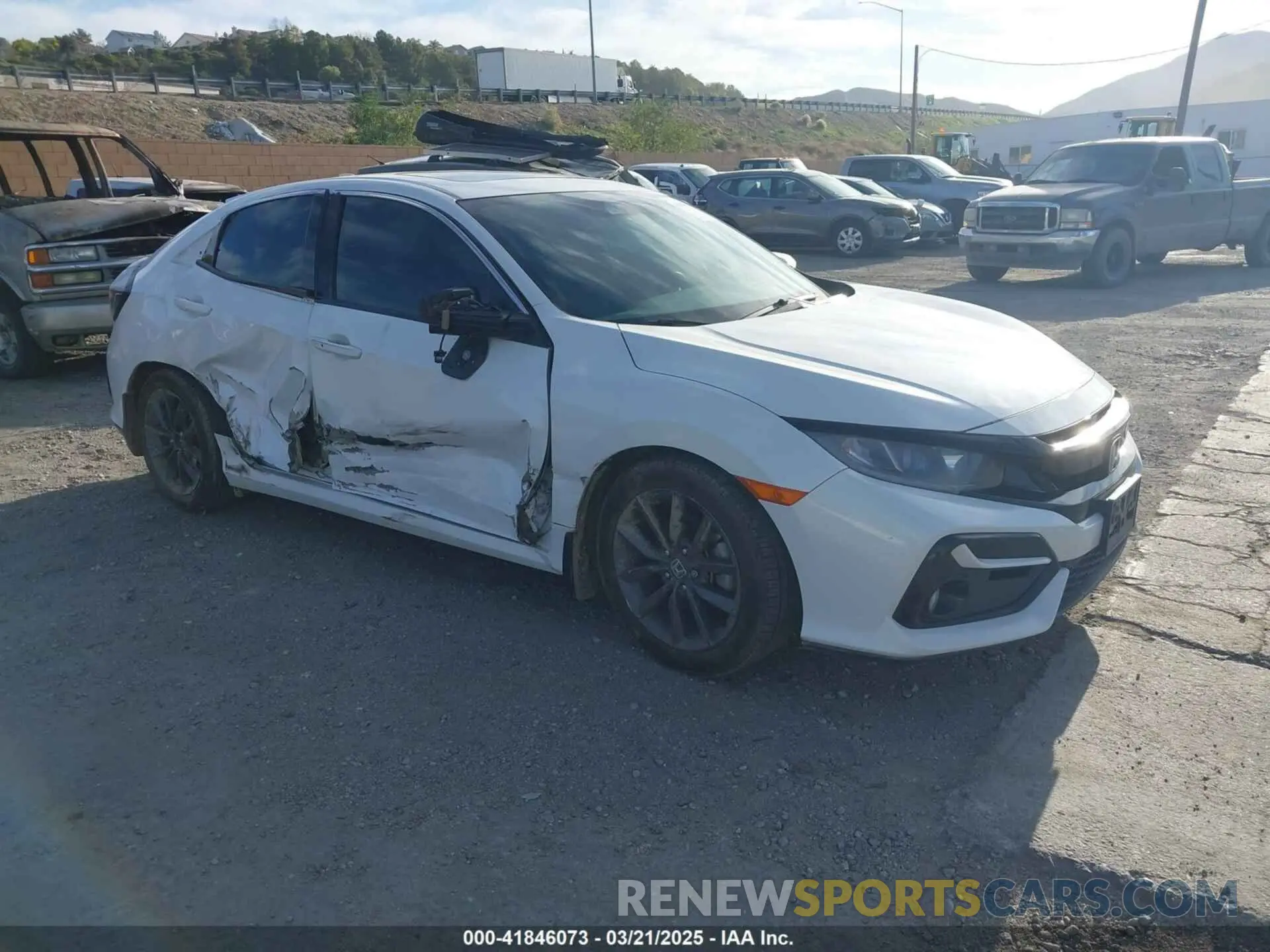 1 fotografías del automóvil dañado SHHFK7H65MU404956 HONDA CIVIC 2021