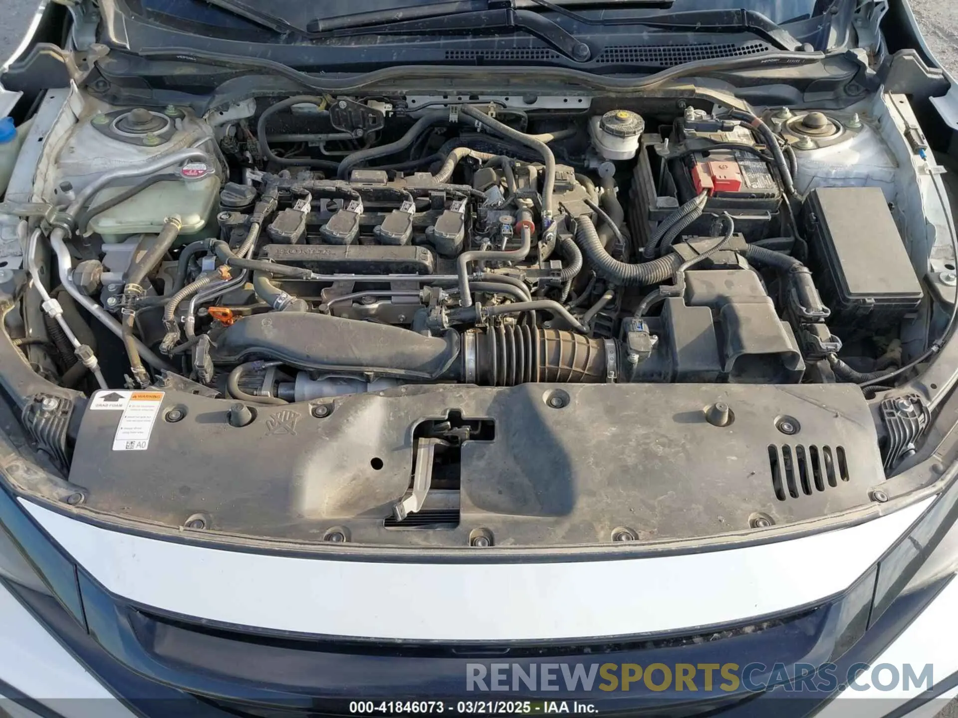 10 fotografías del automóvil dañado SHHFK7H65MU404956 HONDA CIVIC 2021