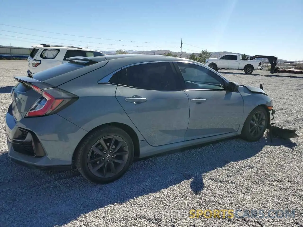 3 fotografías del automóvil dañado SHHFK7H65MU421983 HONDA CIVIC 2021