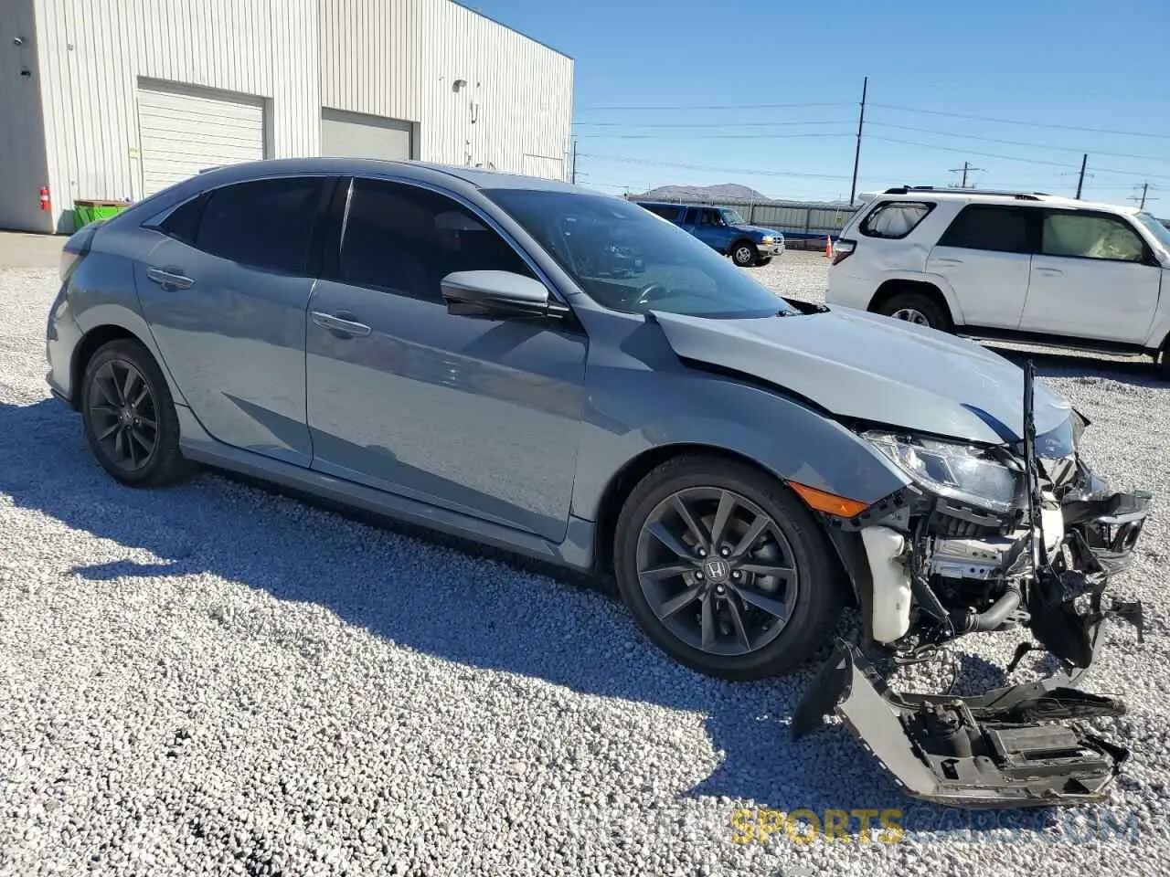4 fotografías del automóvil dañado SHHFK7H65MU421983 HONDA CIVIC 2021