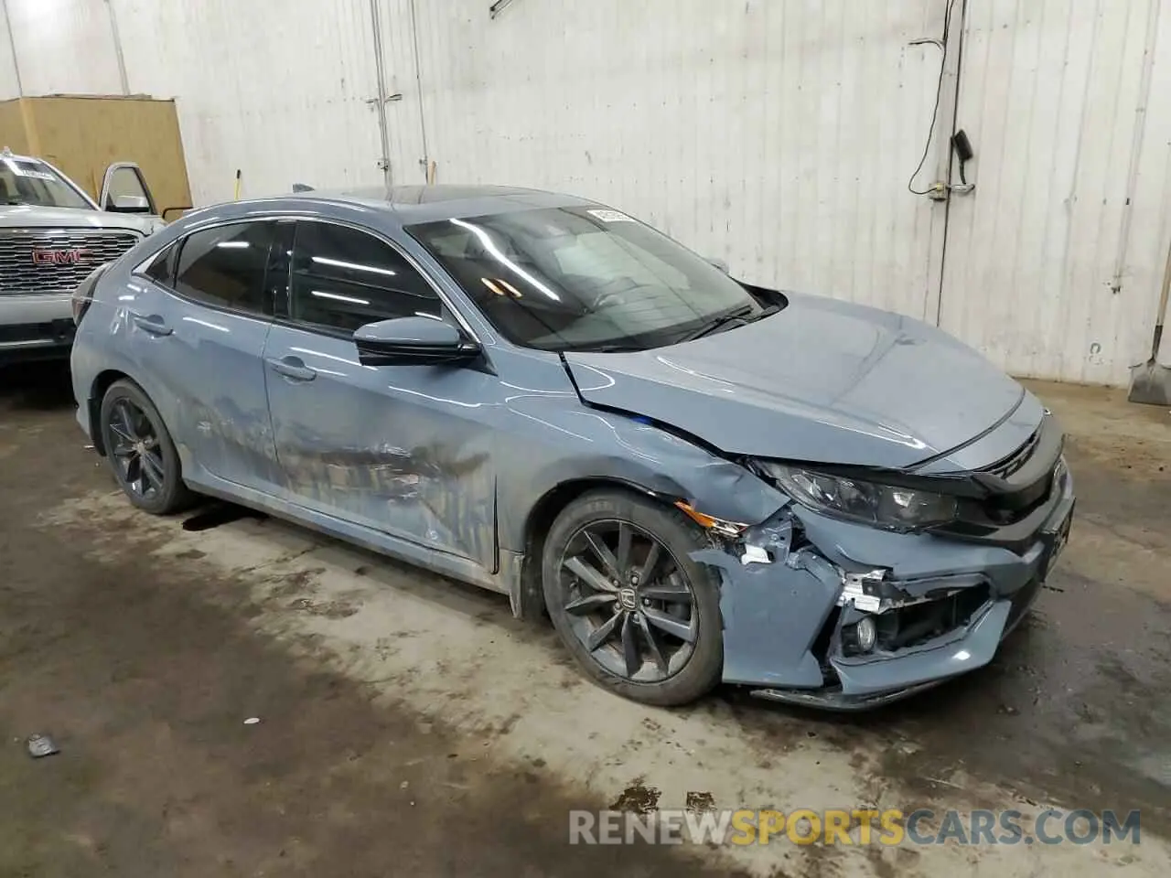 4 fotografías del automóvil dañado SHHFK7H66MU231660 HONDA CIVIC 2021