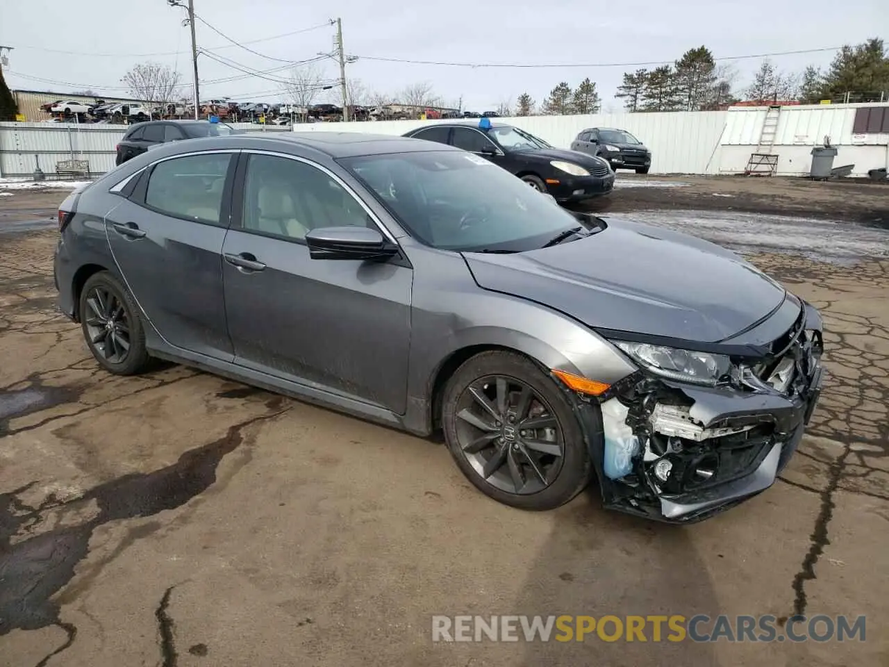 4 fotografías del automóvil dañado SHHFK7H66MU401984 HONDA CIVIC 2021