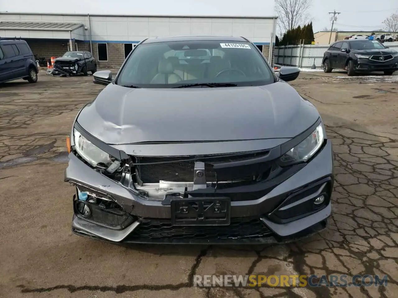 5 fotografías del automóvil dañado SHHFK7H66MU401984 HONDA CIVIC 2021