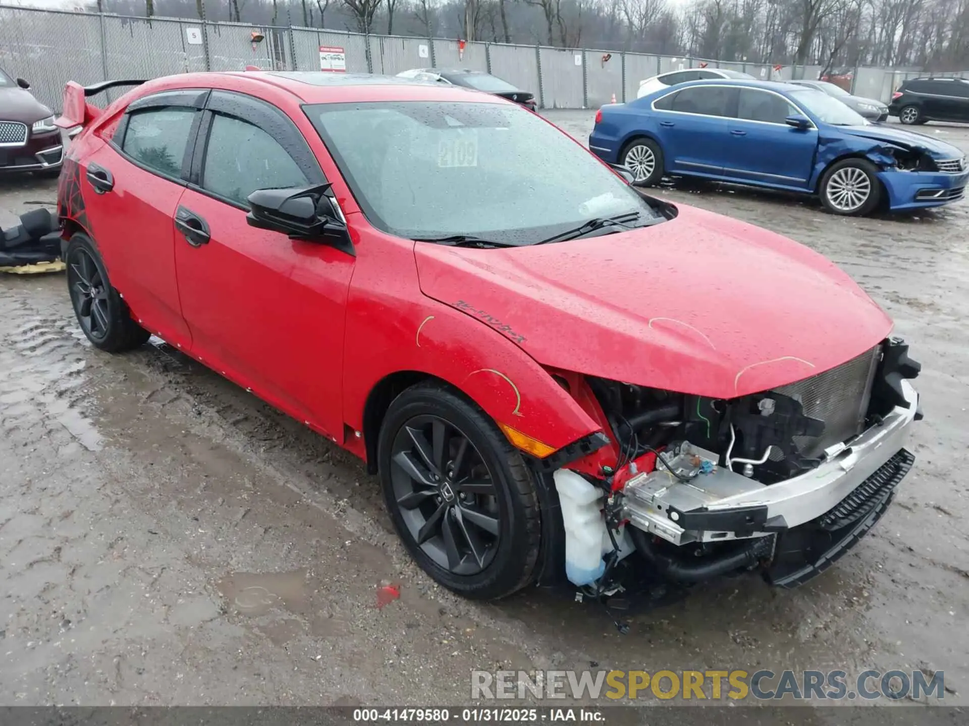 1 fotografías del automóvil dañado SHHFK7H66MU404187 HONDA CIVIC 2021
