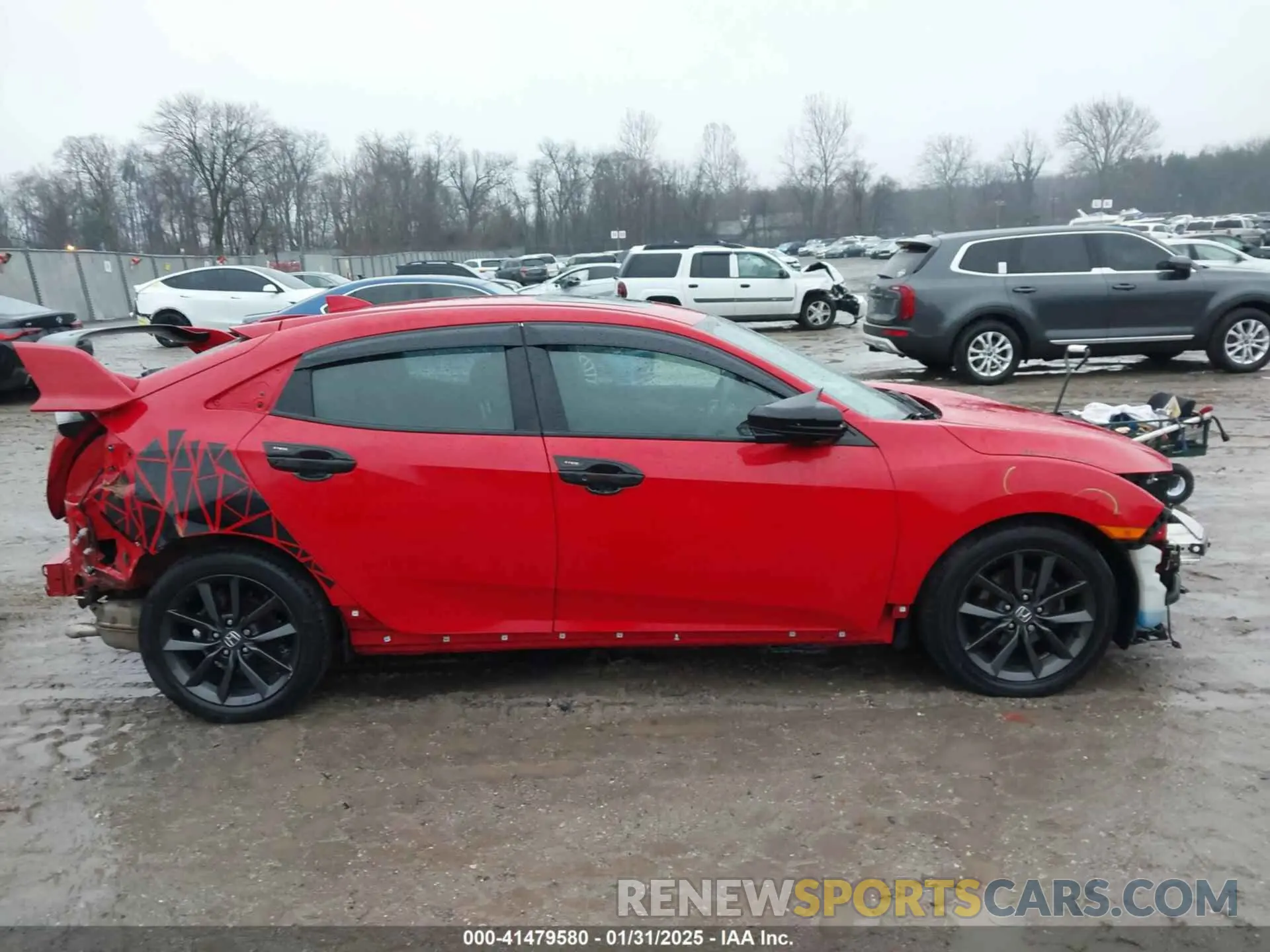 13 fotografías del automóvil dañado SHHFK7H66MU404187 HONDA CIVIC 2021
