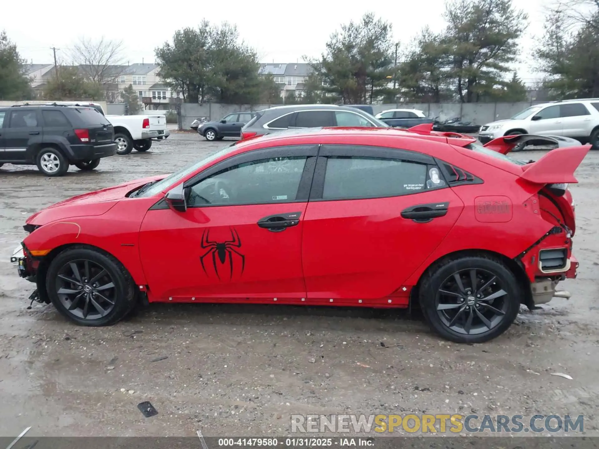 14 fotografías del automóvil dañado SHHFK7H66MU404187 HONDA CIVIC 2021