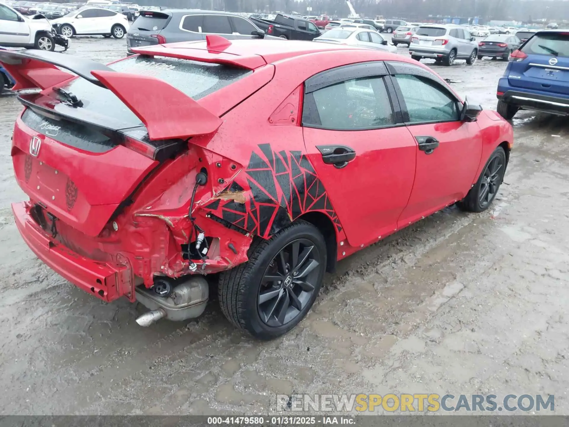 4 fotografías del automóvil dañado SHHFK7H66MU404187 HONDA CIVIC 2021