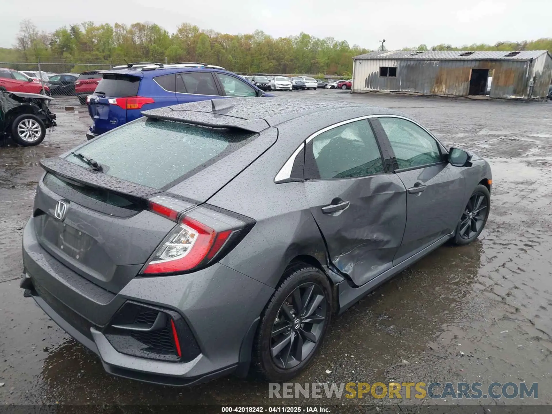 4 fotografías del automóvil dañado SHHFK7H67MU205259 HONDA CIVIC 2021