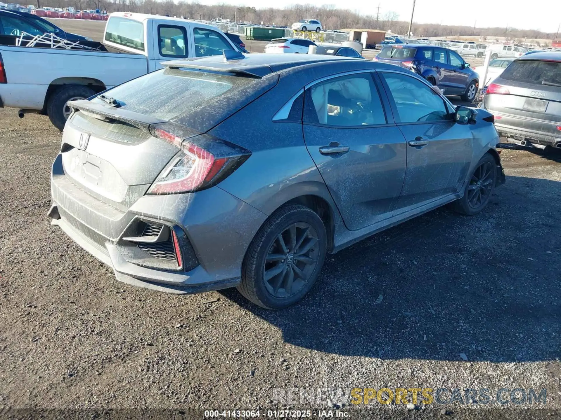 4 fotografías del automóvil dañado SHHFK7H67MU423105 HONDA CIVIC 2021