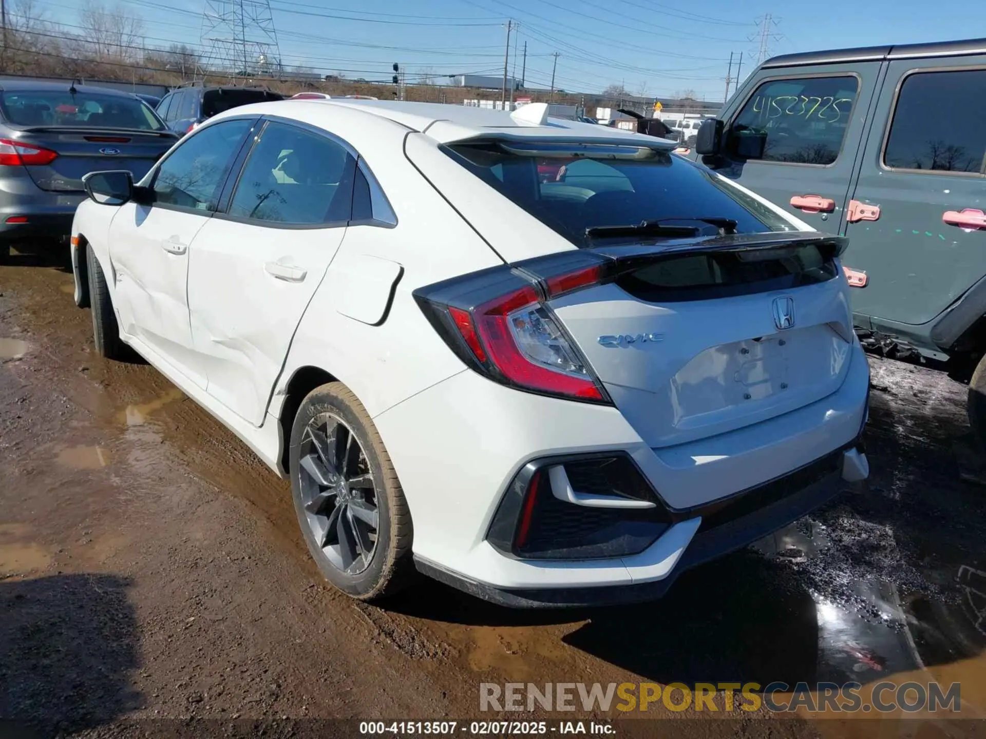3 fotografías del automóvil dañado SHHFK7H68MU230543 HONDA CIVIC 2021