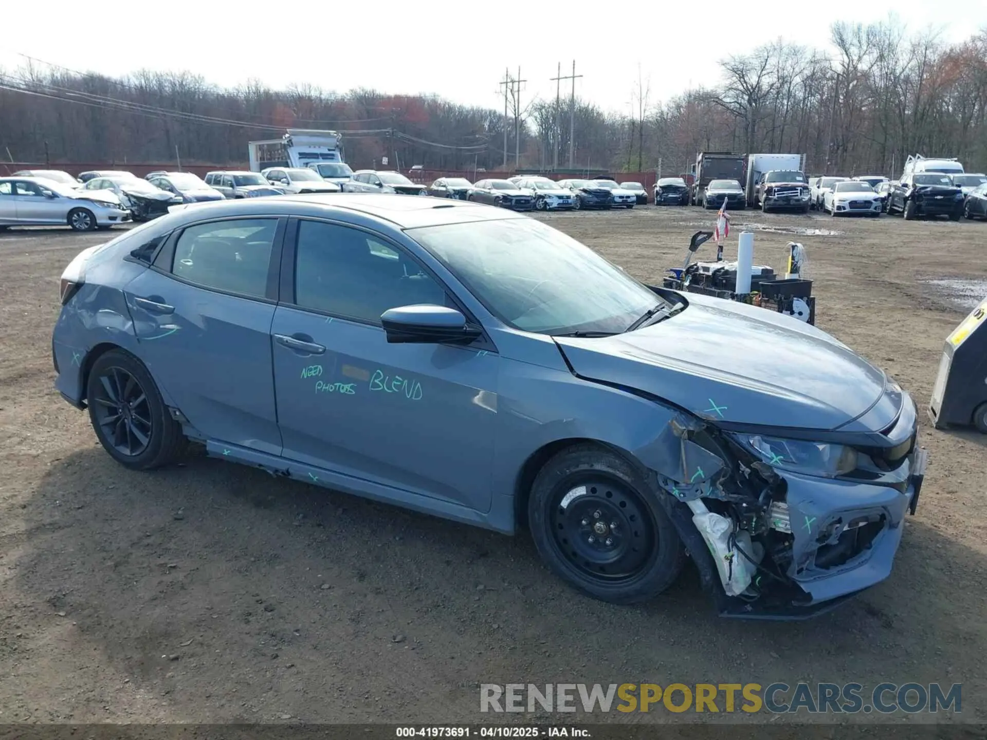 17 fotografías del automóvil dañado SHHFK7H69MU224413 HONDA CIVIC 2021