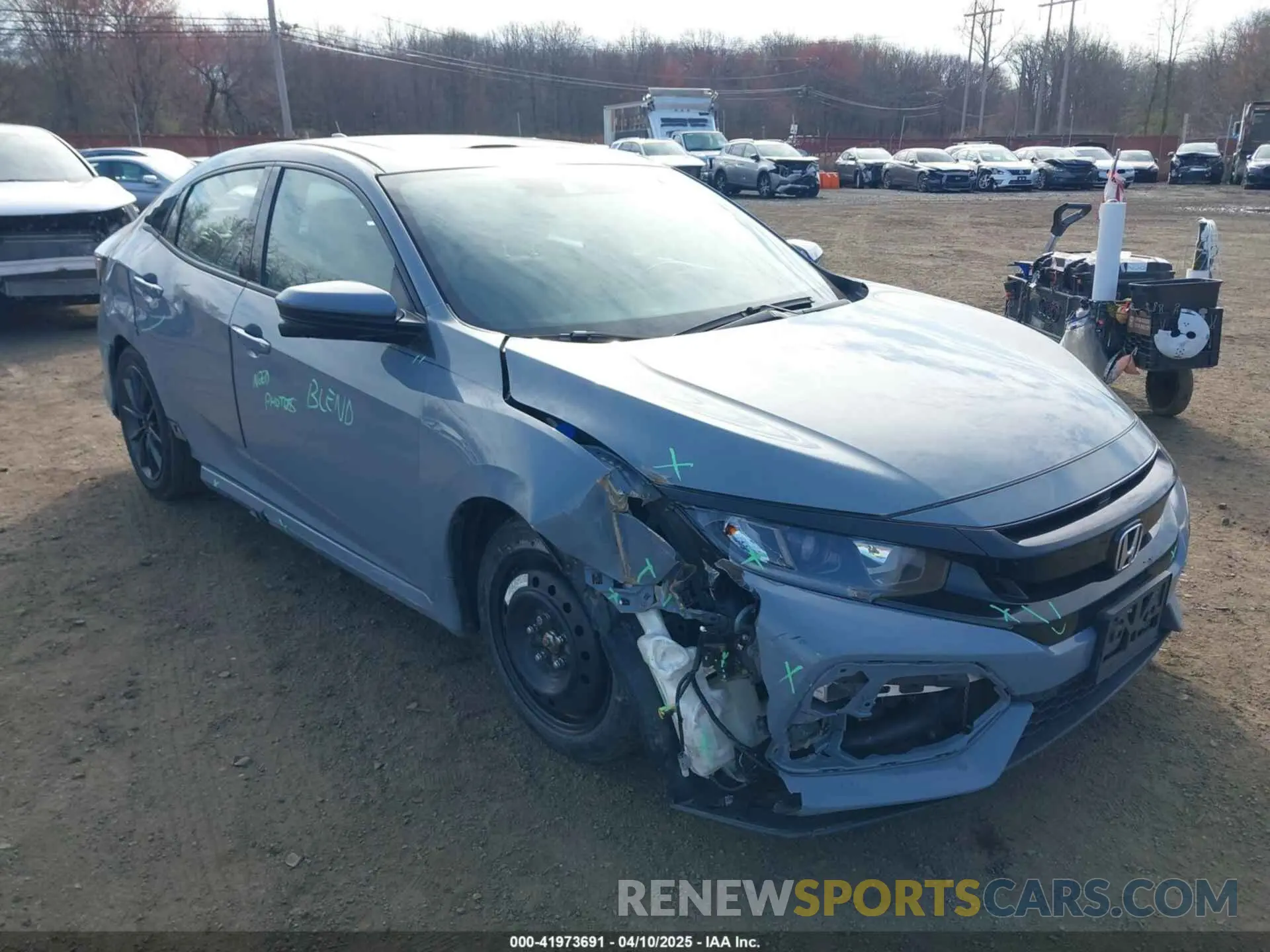 6 fotografías del automóvil dañado SHHFK7H69MU224413 HONDA CIVIC 2021