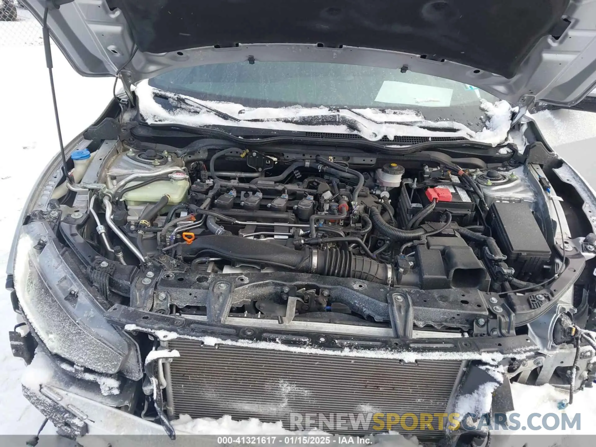 10 fotografías del automóvil dañado SHHFK7H69MU410484 HONDA CIVIC 2021
