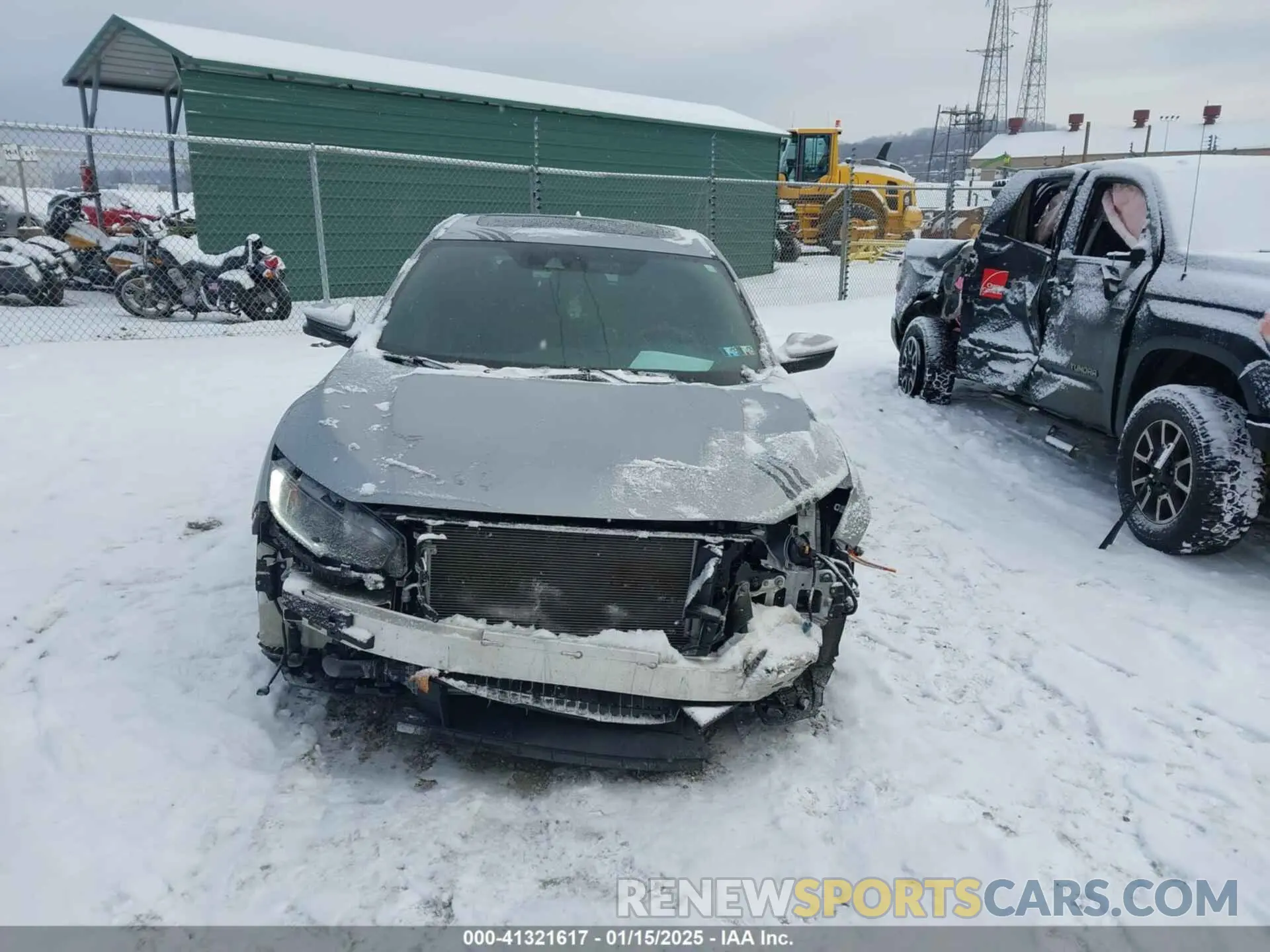 13 fotografías del automóvil dañado SHHFK7H69MU410484 HONDA CIVIC 2021