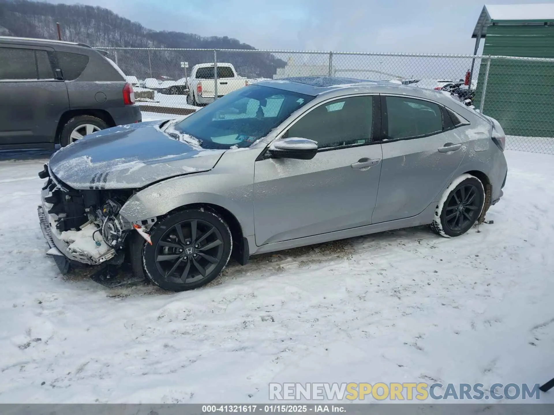15 fotografías del automóvil dañado SHHFK7H69MU410484 HONDA CIVIC 2021