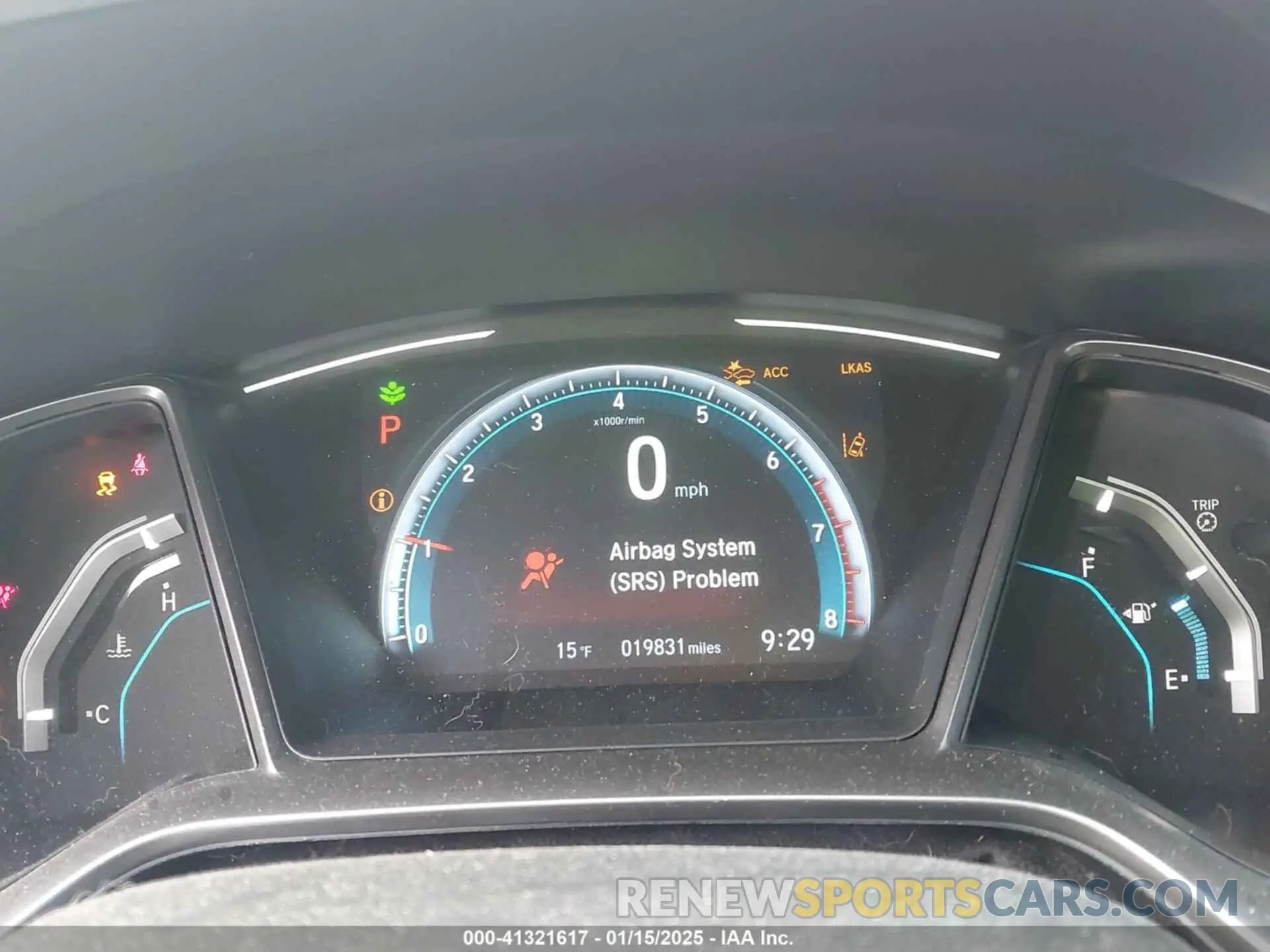 16 fotografías del automóvil dañado SHHFK7H69MU410484 HONDA CIVIC 2021
