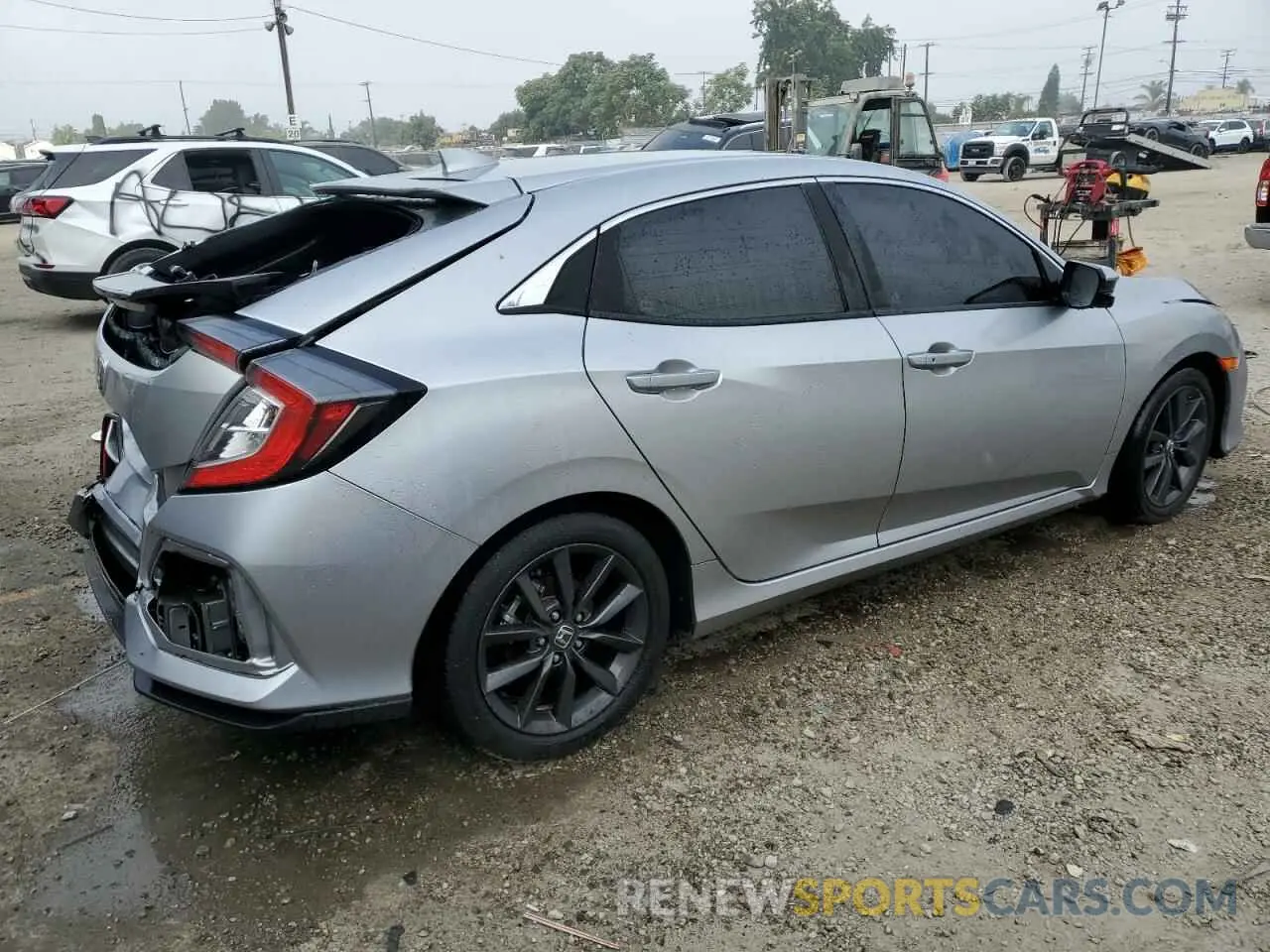 3 fotografías del automóvil dañado SHHFK7H69MU424708 HONDA CIVIC 2021