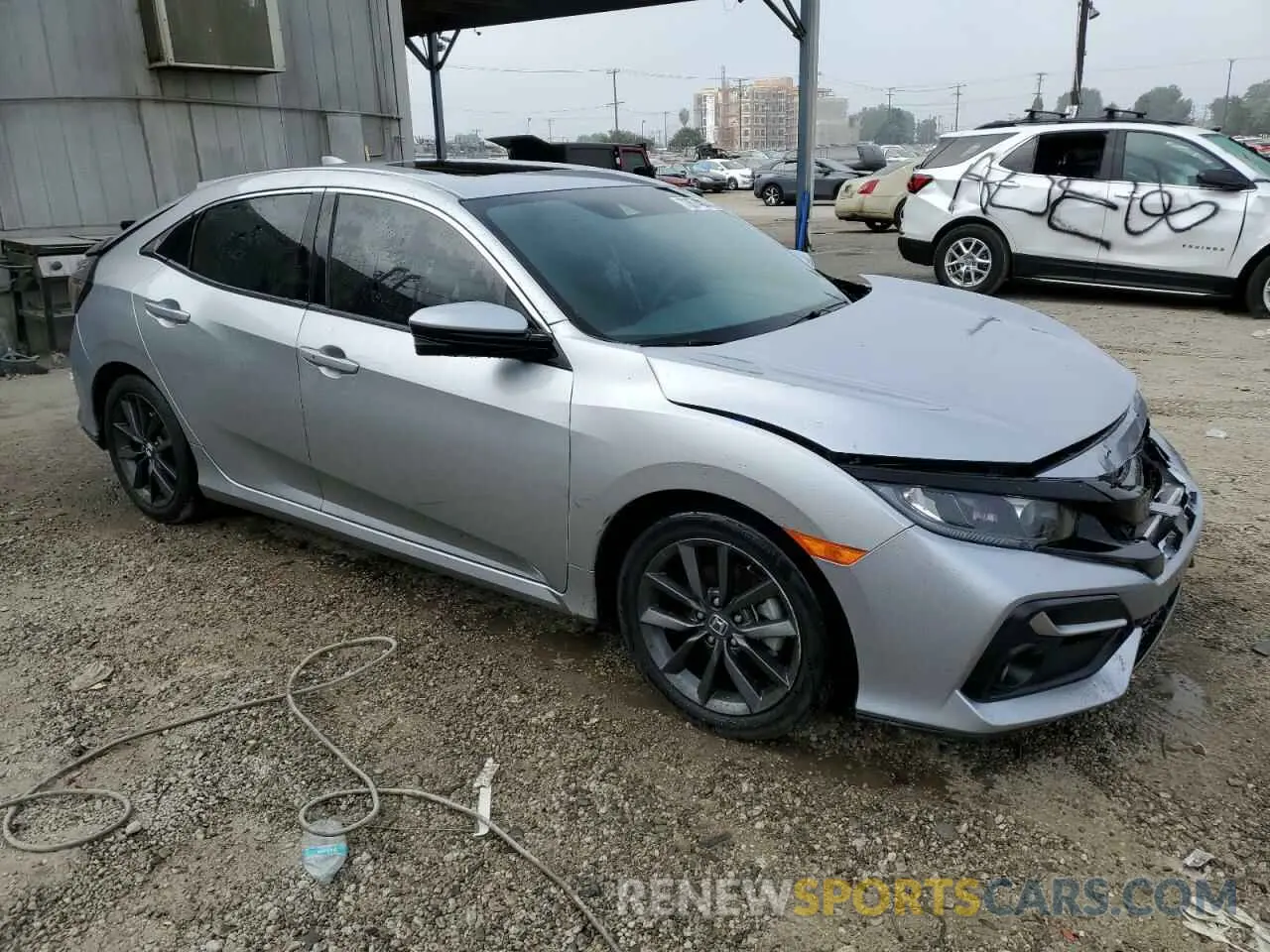 4 fotografías del automóvil dañado SHHFK7H69MU424708 HONDA CIVIC 2021