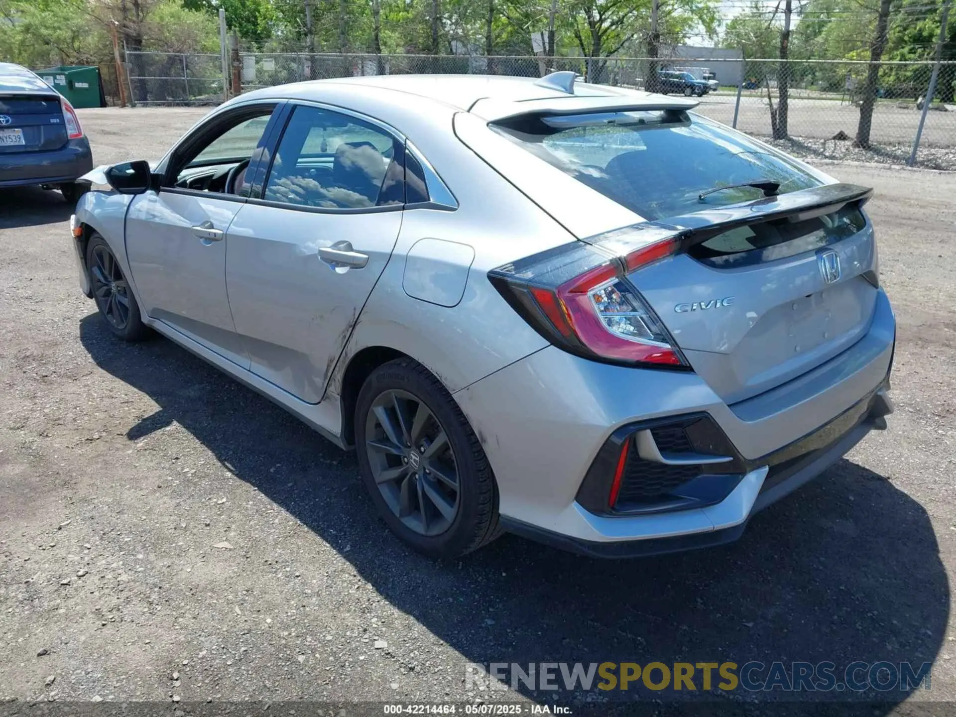 3 fotografías del automóvil dañado SHHFK7H69MU425602 HONDA CIVIC 2021
