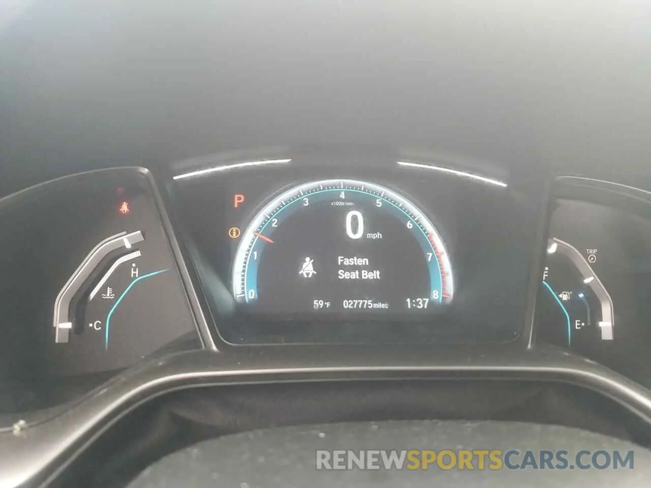 9 fotografías del automóvil dañado SHHFK7H6XMU404645 HONDA CIVIC 2021