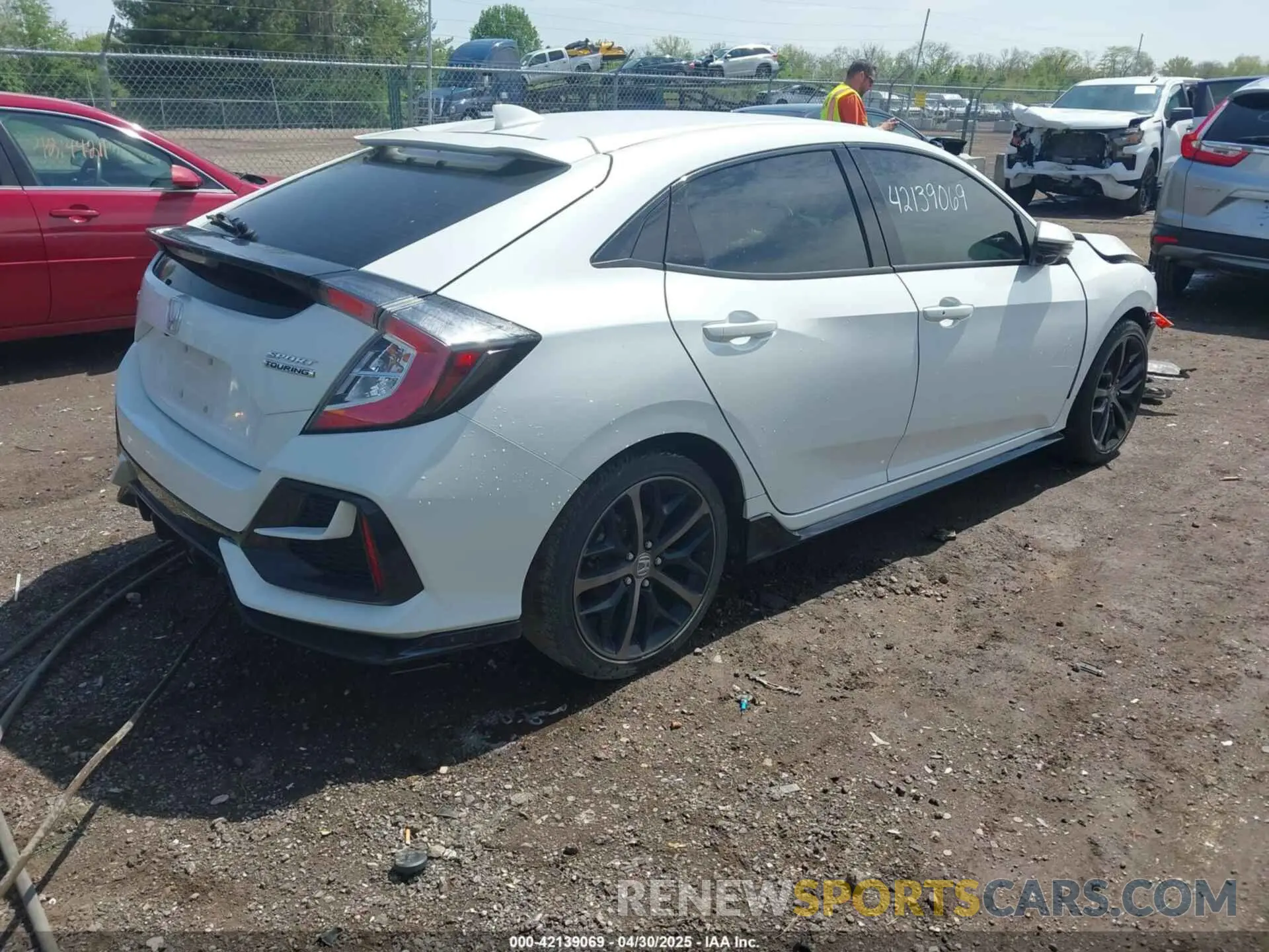 4 fotografías del automóvil dañado SHHFK7H91MU215117 HONDA CIVIC 2021