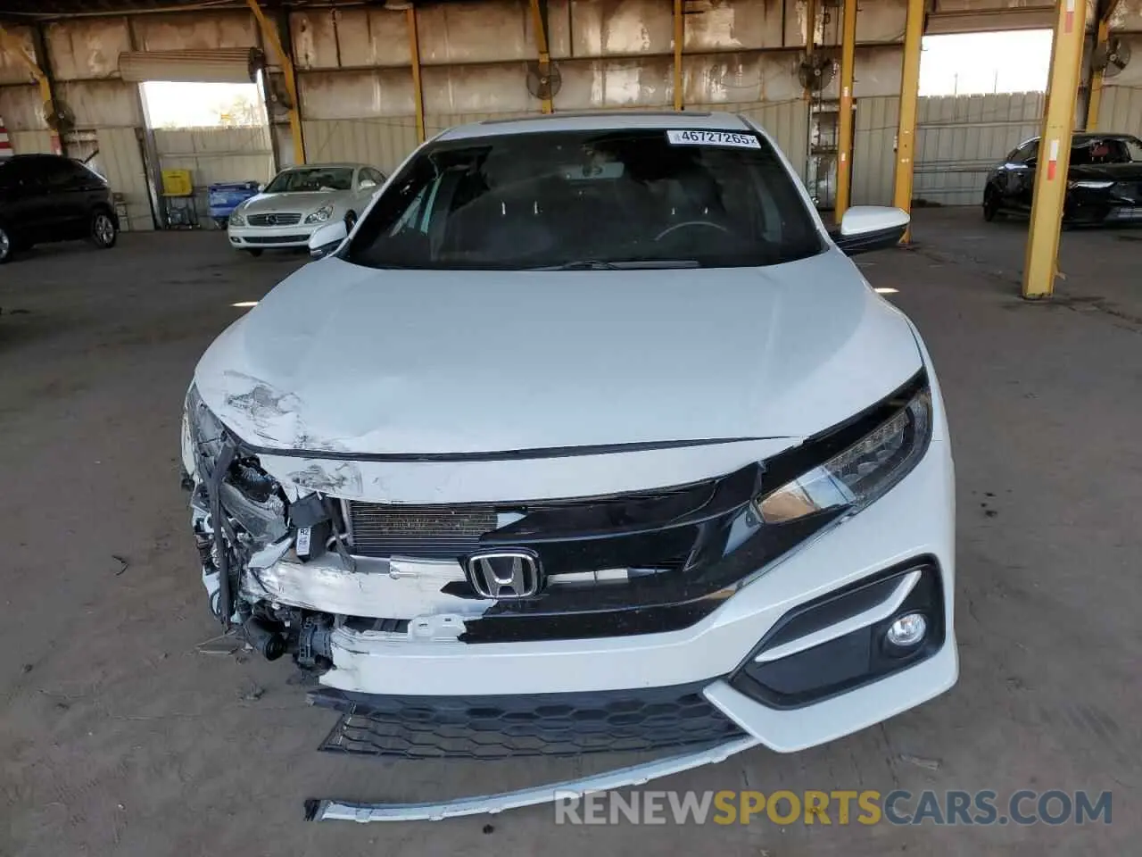 5 fotografías del automóvil dañado SHHFK7H92MU212338 HONDA CIVIC 2021