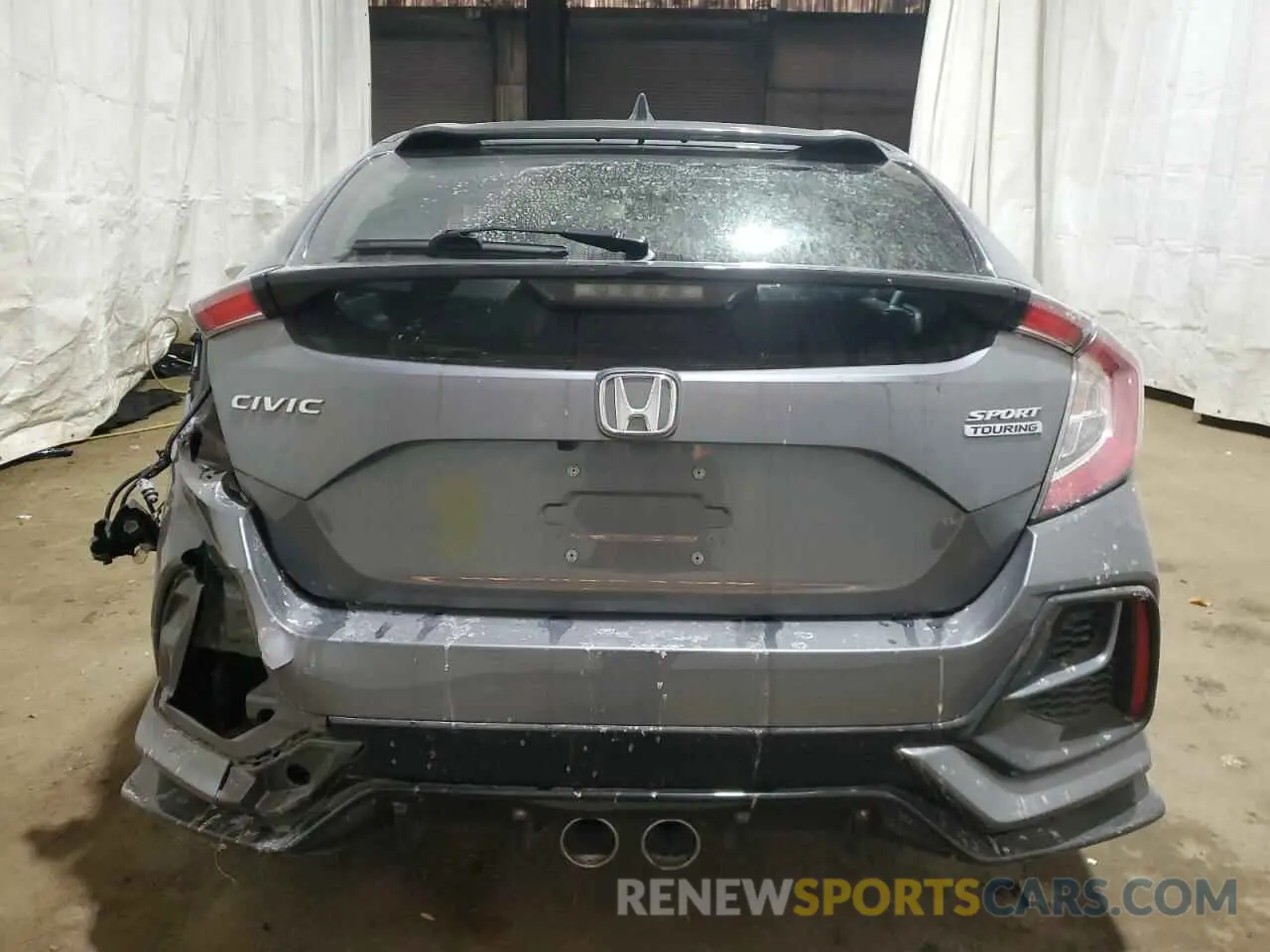 6 fotografías del automóvil dañado SHHFK7H92MU417786 HONDA CIVIC 2021