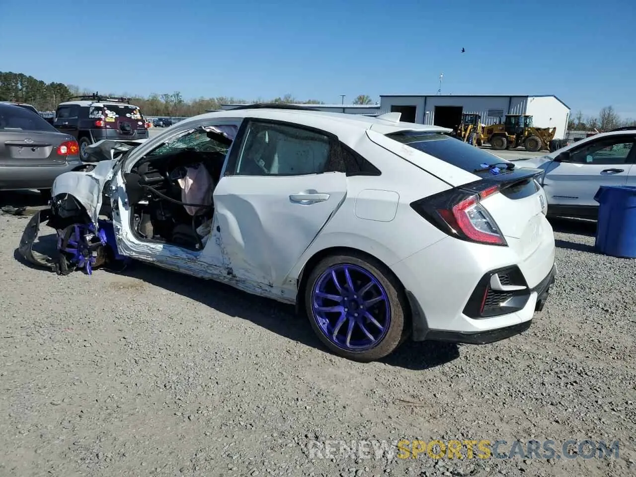 2 fotografías del automóvil dañado SHHFK7H97MU210567 HONDA CIVIC 2021