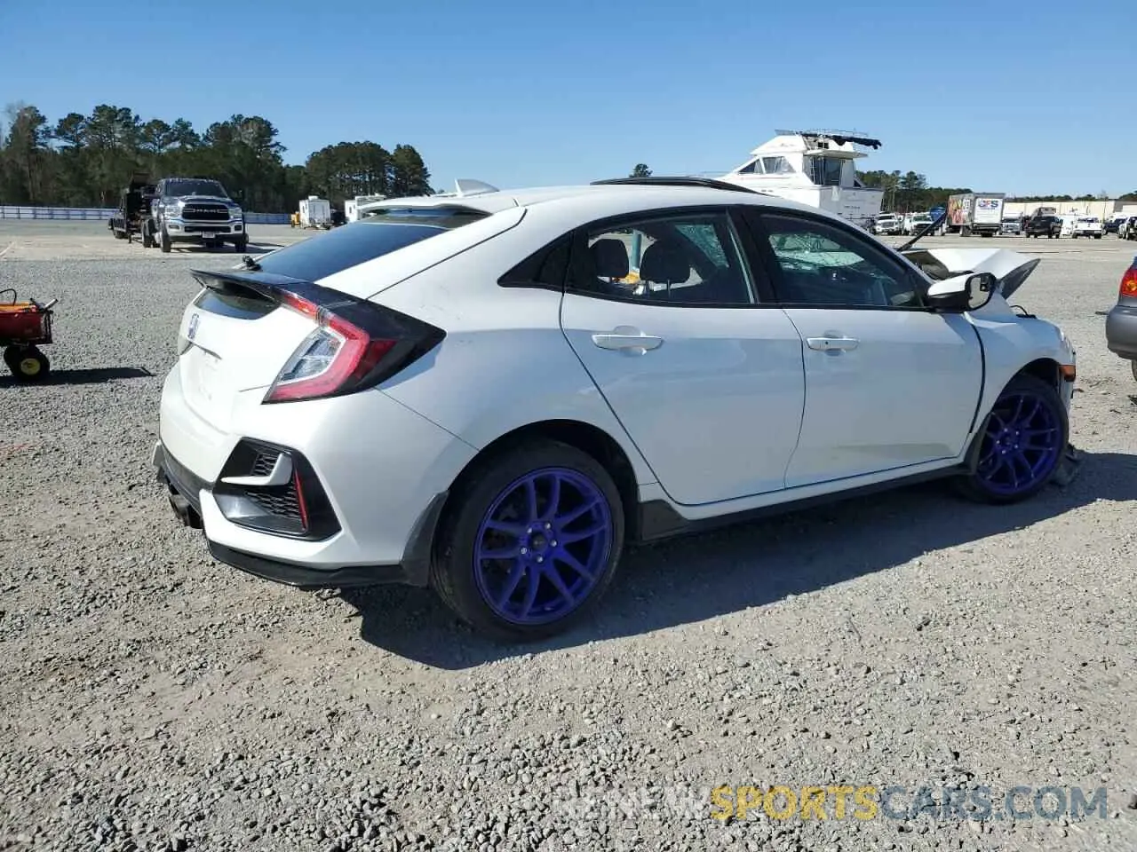 3 fotografías del automóvil dañado SHHFK7H97MU210567 HONDA CIVIC 2021