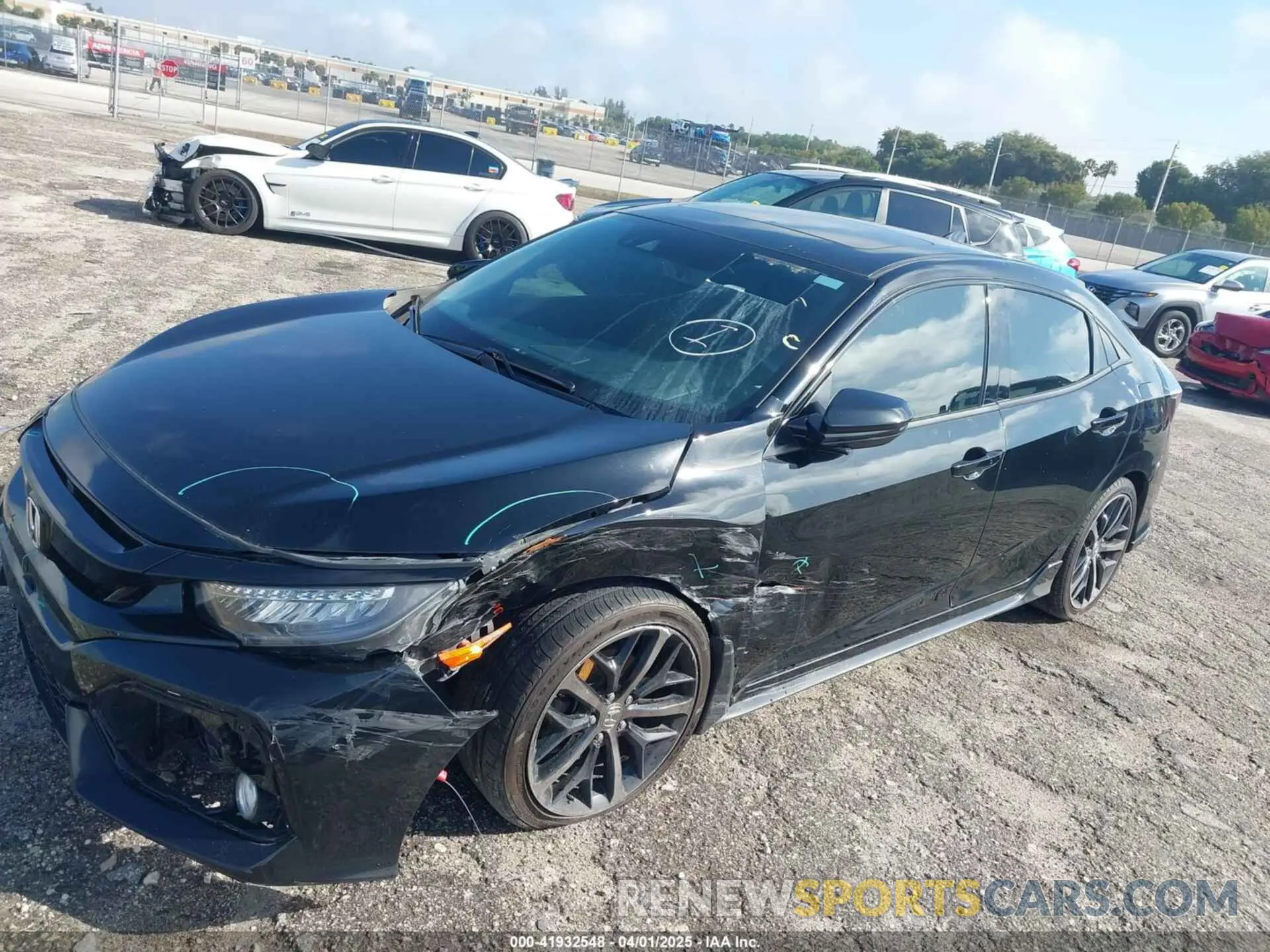 6 fotografías del automóvil dañado SHHFK7H97MU225358 HONDA CIVIC 2021