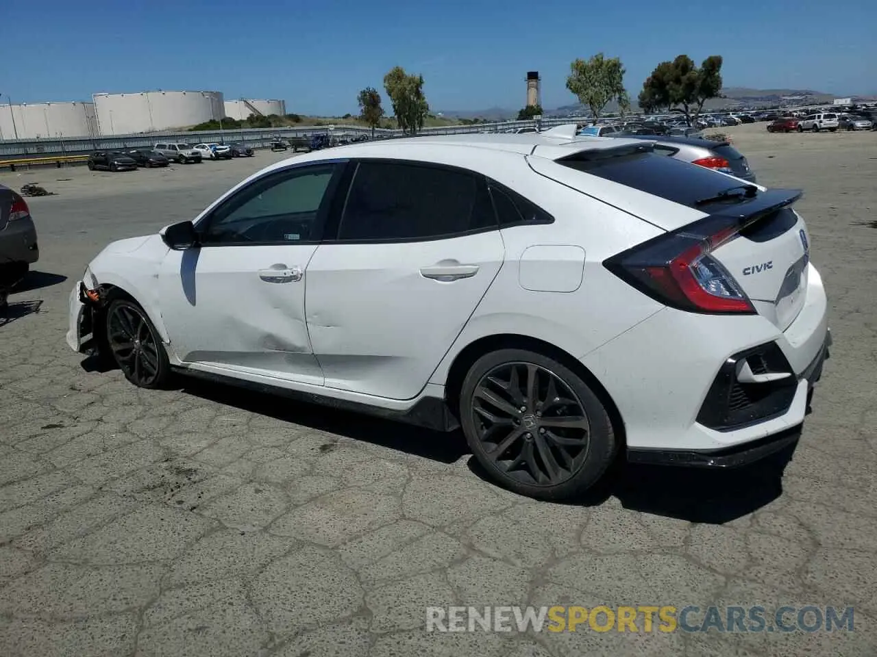 2 fotografías del automóvil dañado SHHFK7H97MU413166 HONDA CIVIC 2021