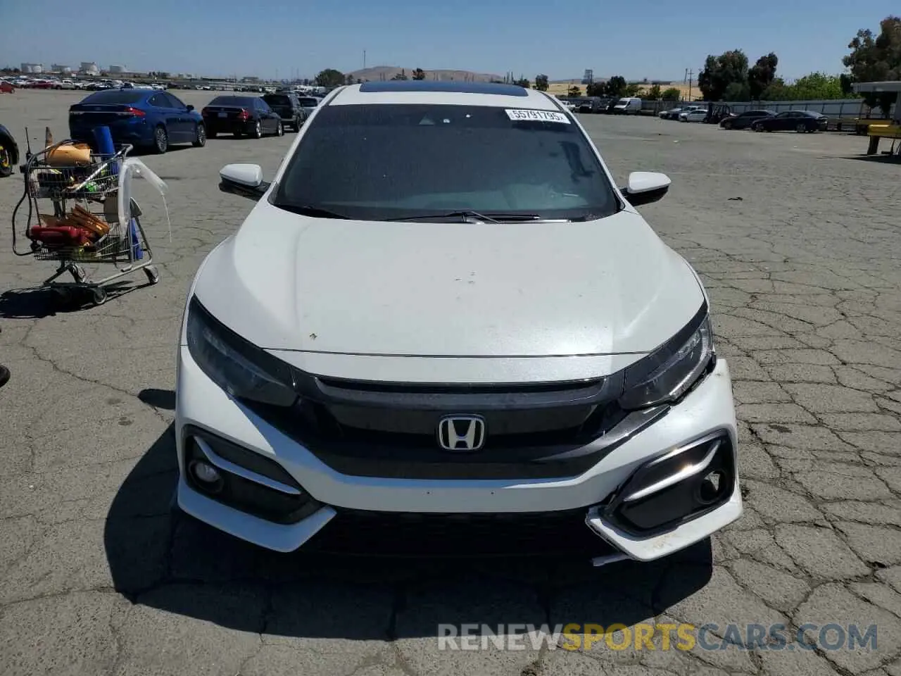 5 fotografías del automóvil dañado SHHFK7H97MU413166 HONDA CIVIC 2021