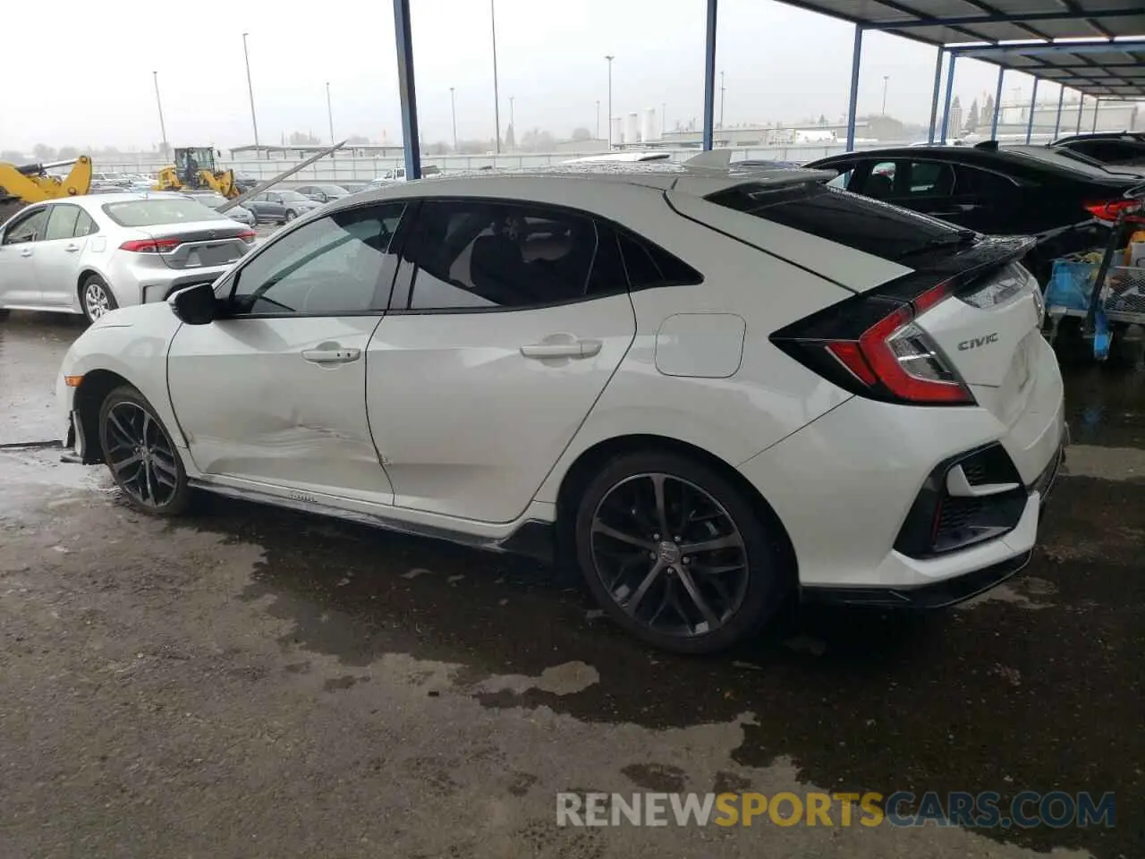 2 fotografías del automóvil dañado SHHFK7H98MU400152 HONDA CIVIC 2021