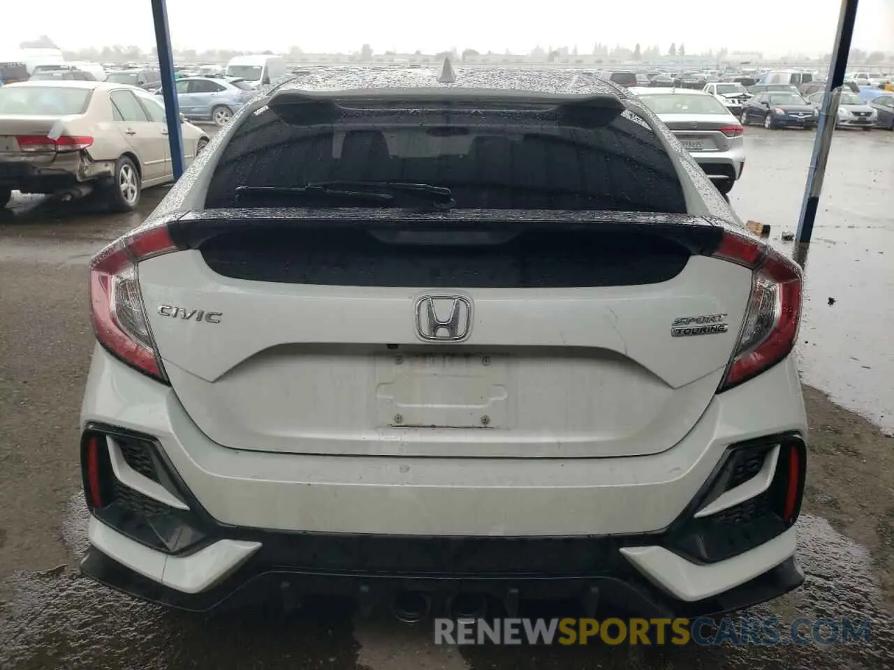 6 fotografías del automóvil dañado SHHFK7H98MU400152 HONDA CIVIC 2021