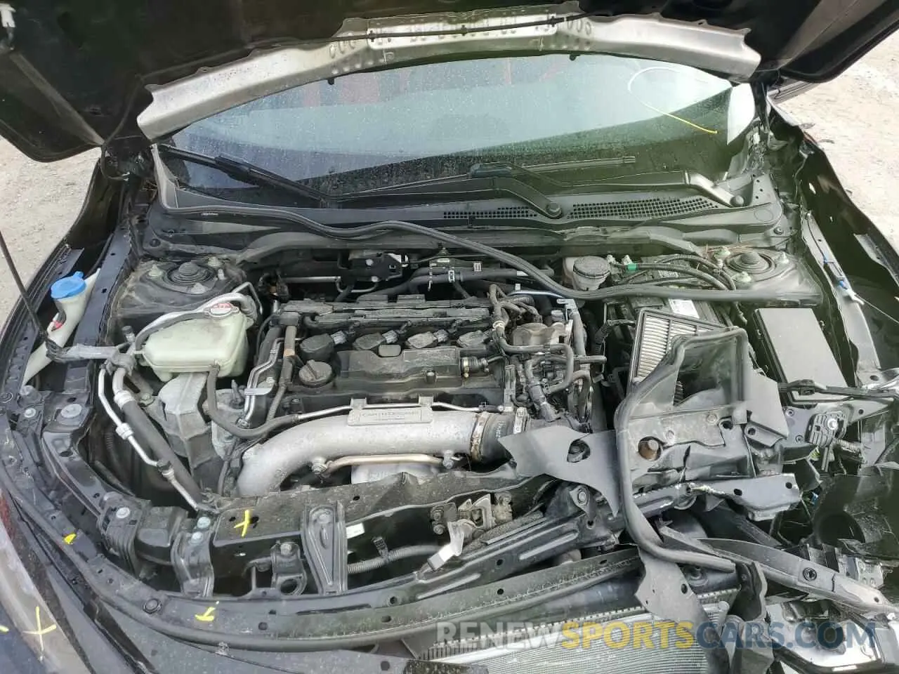 11 fotografías del automóvil dañado SHHFK8G72MU202477 HONDA CIVIC 2021