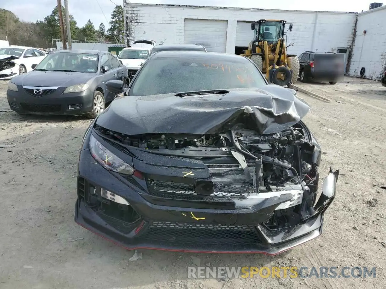 5 fotografías del automóvil dañado SHHFK8G72MU202477 HONDA CIVIC 2021