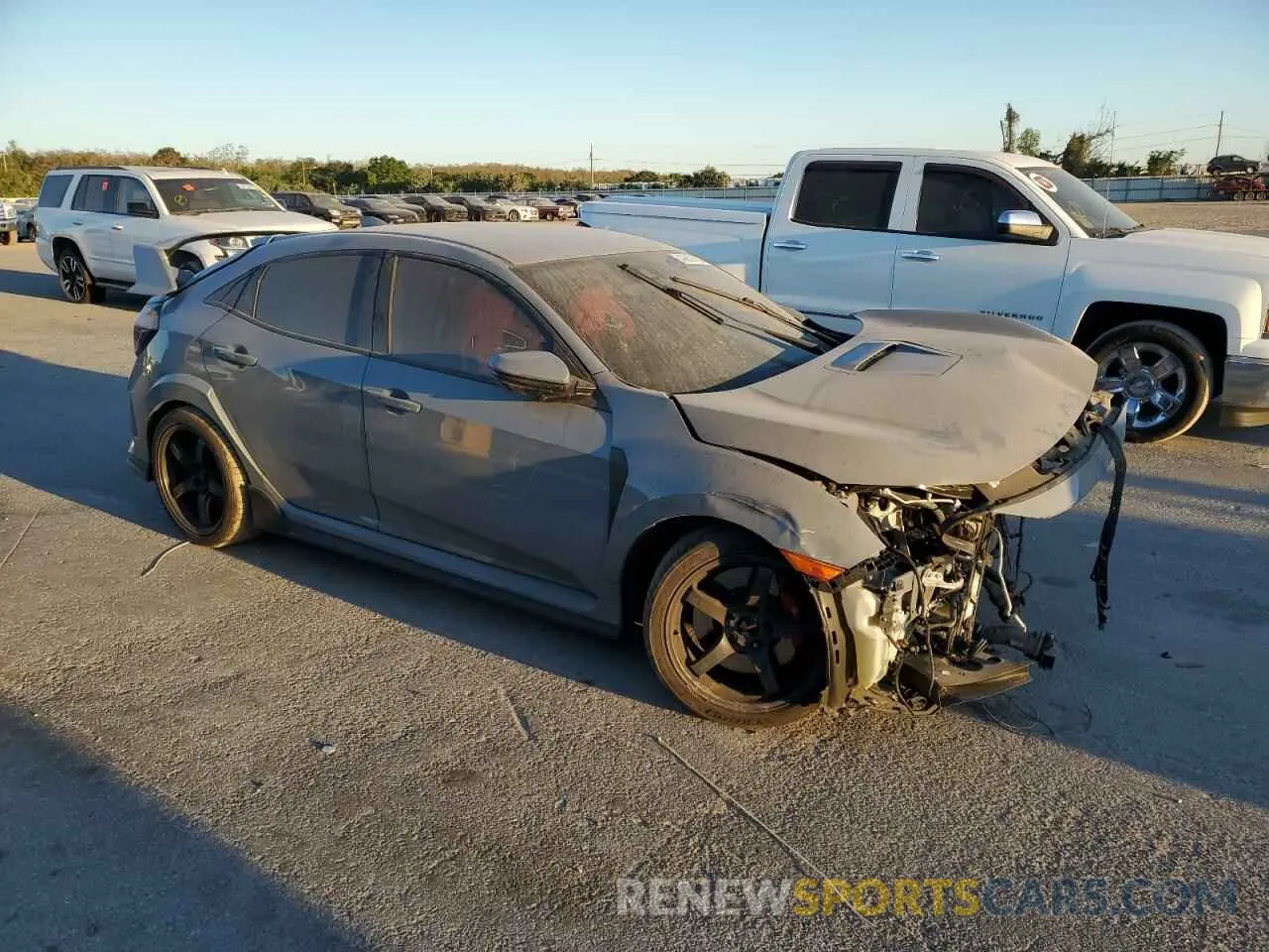 4 fotografías del automóvil dañado SHHFK8G72MU203662 HONDA CIVIC 2021