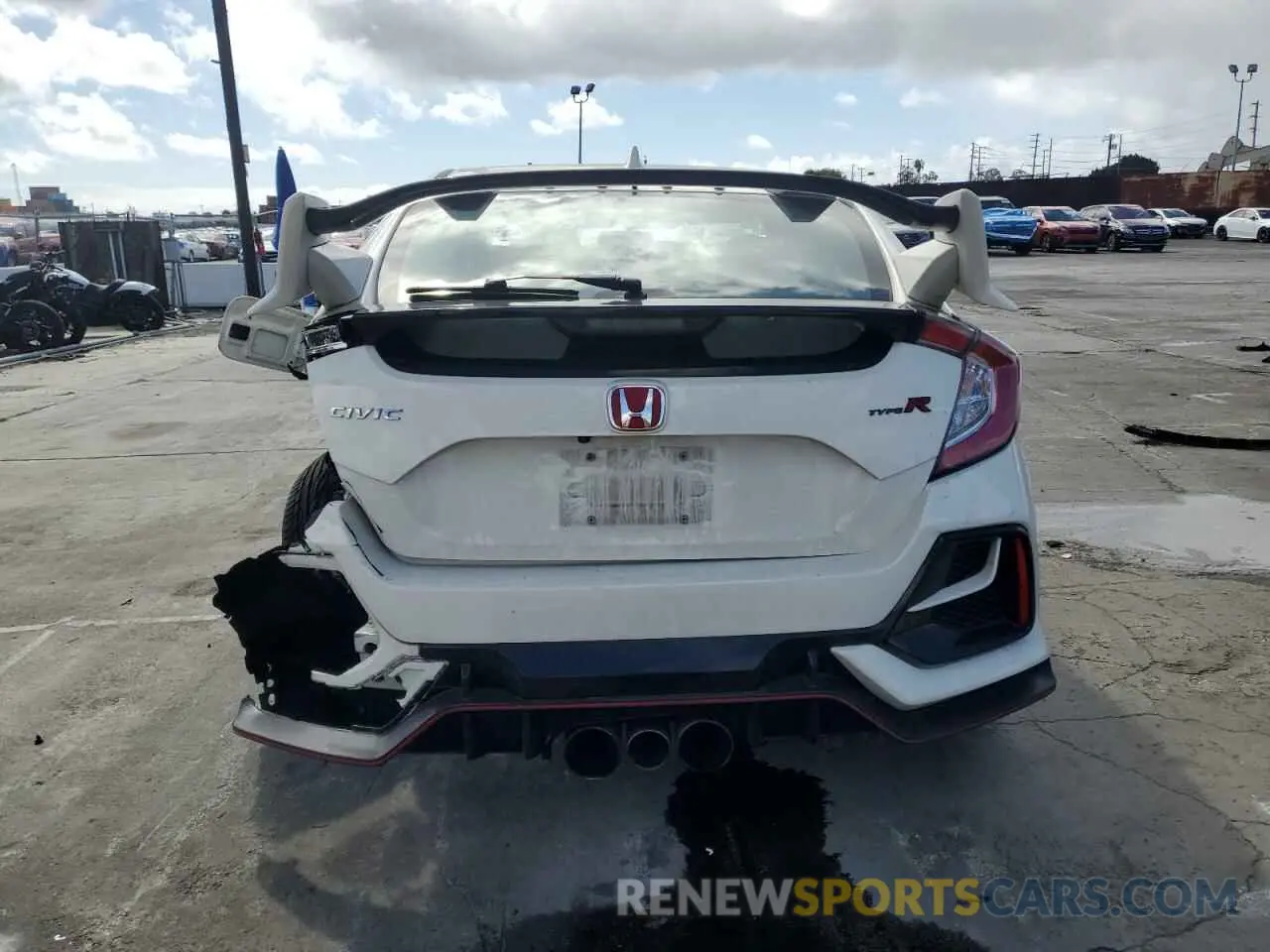 6 fotografías del automóvil dañado SHHFK8G73MU203007 HONDA CIVIC 2021