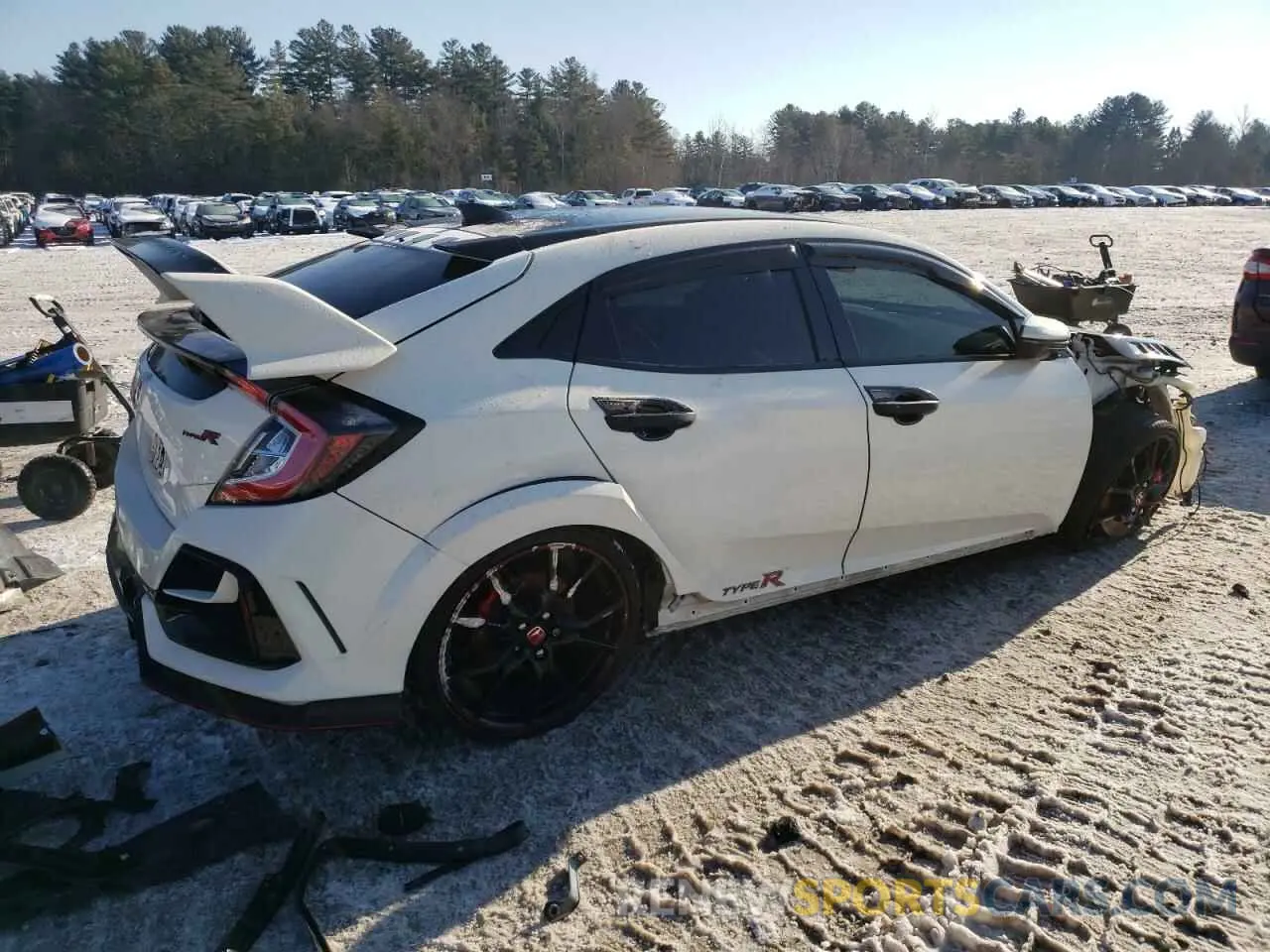 3 fotografías del automóvil dañado SHHFK8G78MU200426 HONDA CIVIC 2021