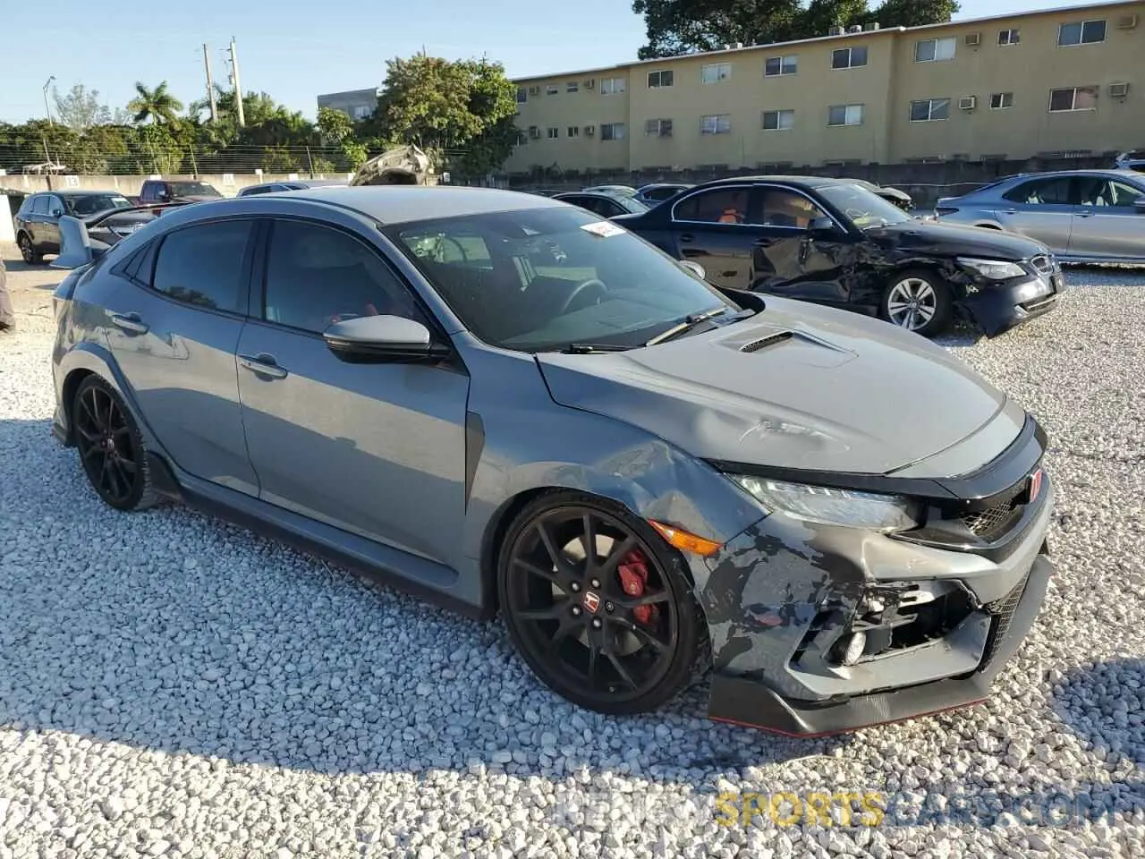4 fotografías del automóvil dañado SHHFK8G79MU204548 HONDA CIVIC 2021