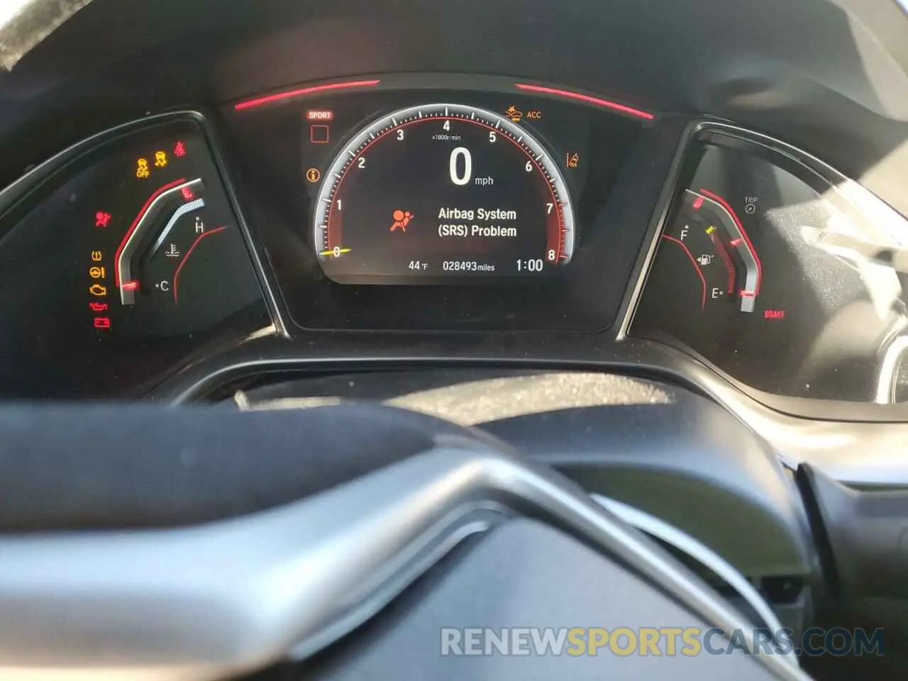 9 fotografías del automóvil dañado SHHFK8G79MU205229 HONDA CIVIC 2021