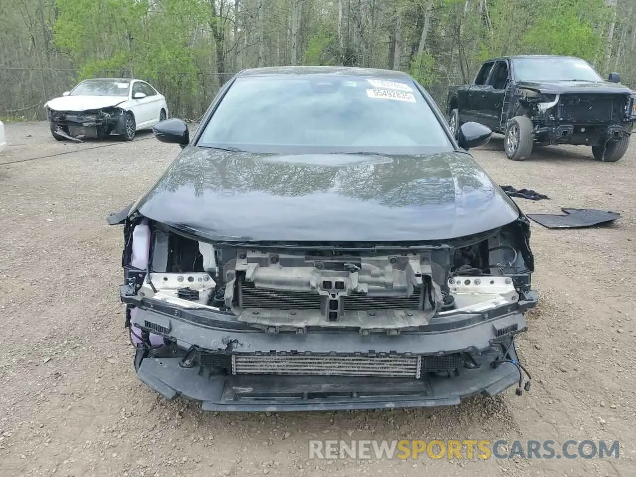 5 fotografías del automóvil dañado 19XFL1G81NE401705 HONDA CIVIC 2022