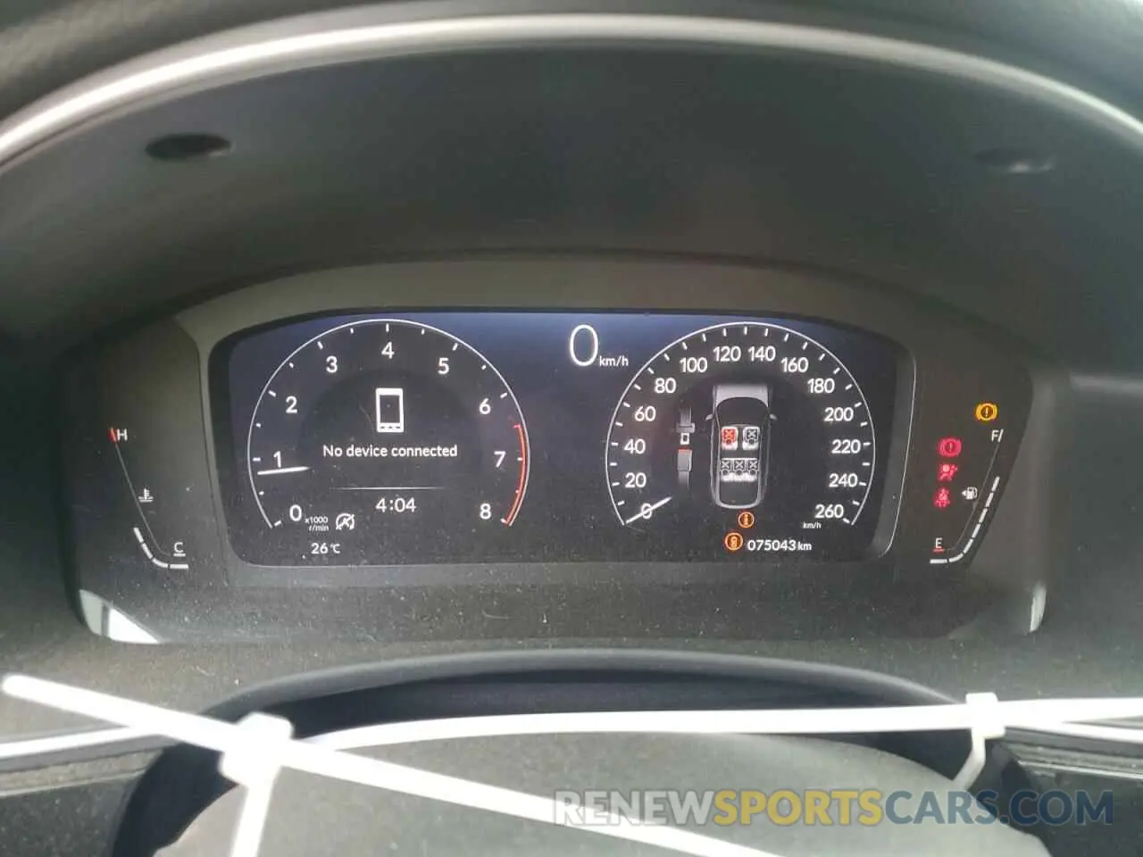 9 fotografías del automóvil dañado 19XFL1G81NE401705 HONDA CIVIC 2022