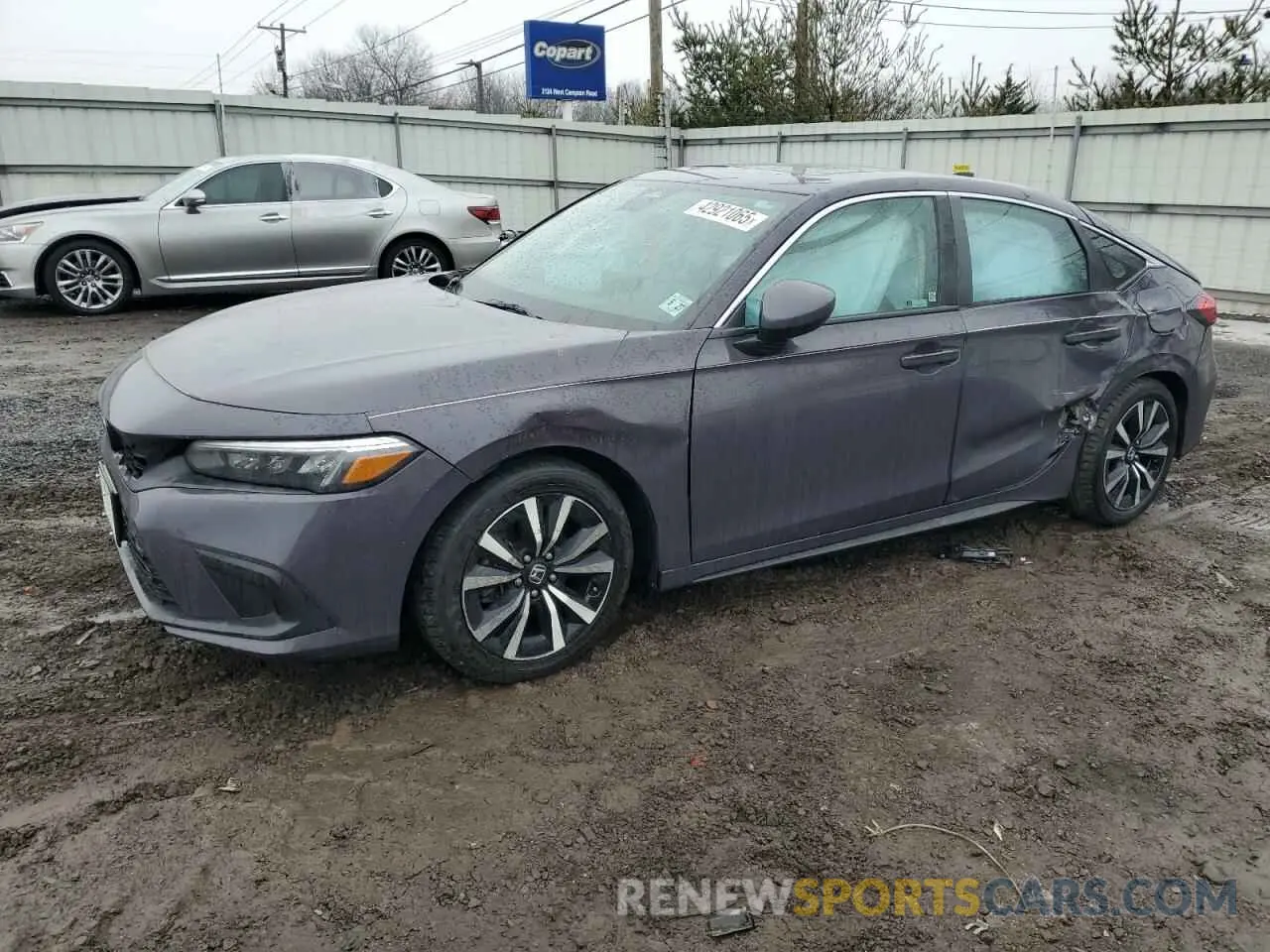 1 fotografías del automóvil dañado 19XFL1H70NE014634 HONDA CIVIC 2022