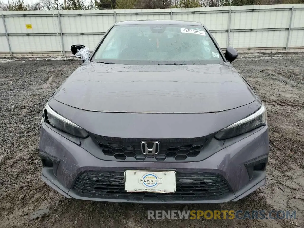 5 fotografías del automóvil dañado 19XFL1H70NE014634 HONDA CIVIC 2022