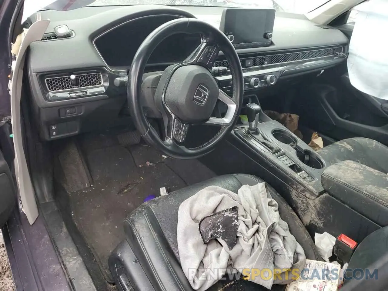 8 fotografías del automóvil dañado 19XFL1H70NE014634 HONDA CIVIC 2022